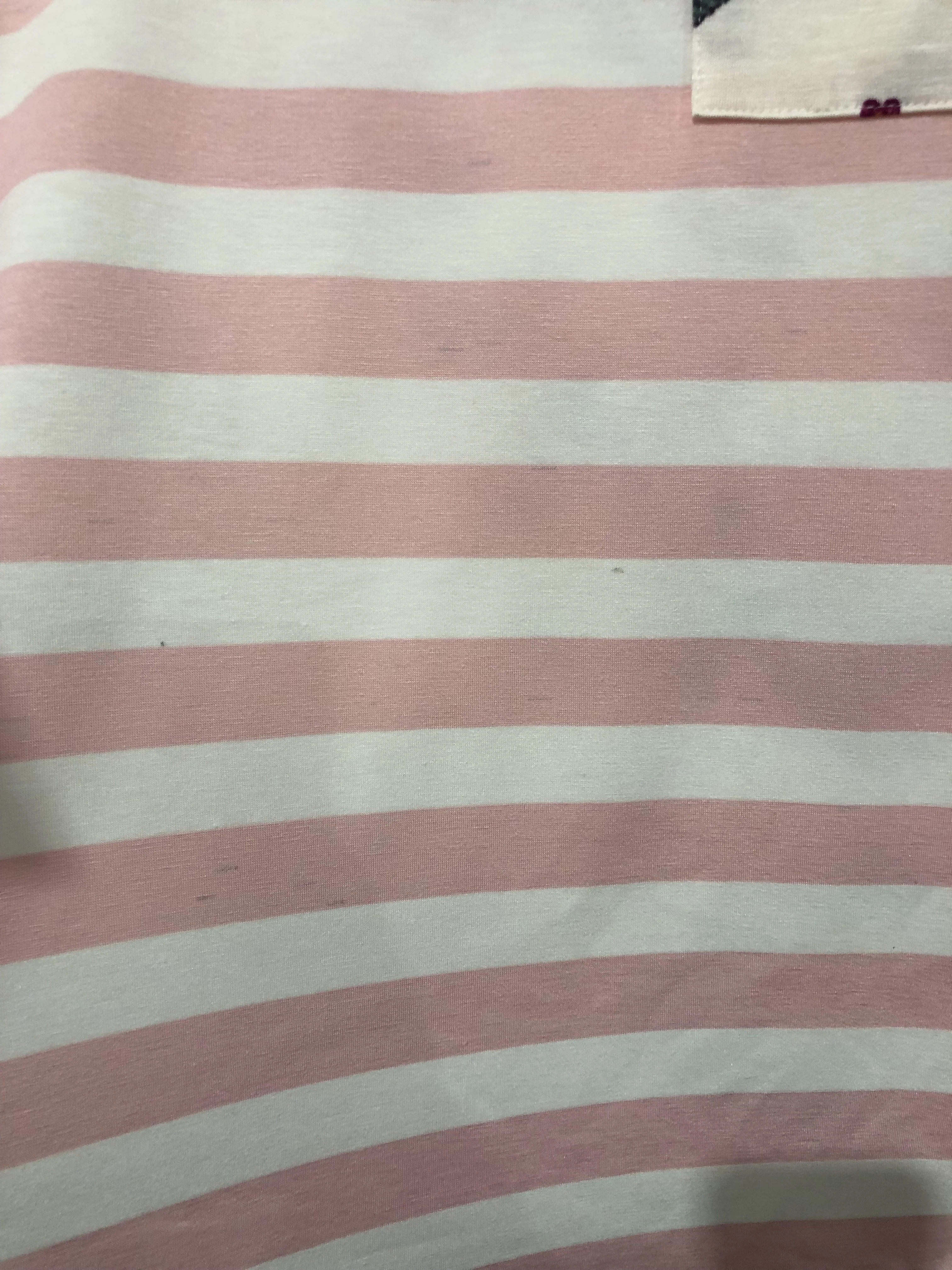 *2nds* Floral & Striped Pocket Top- Blush - Image 6