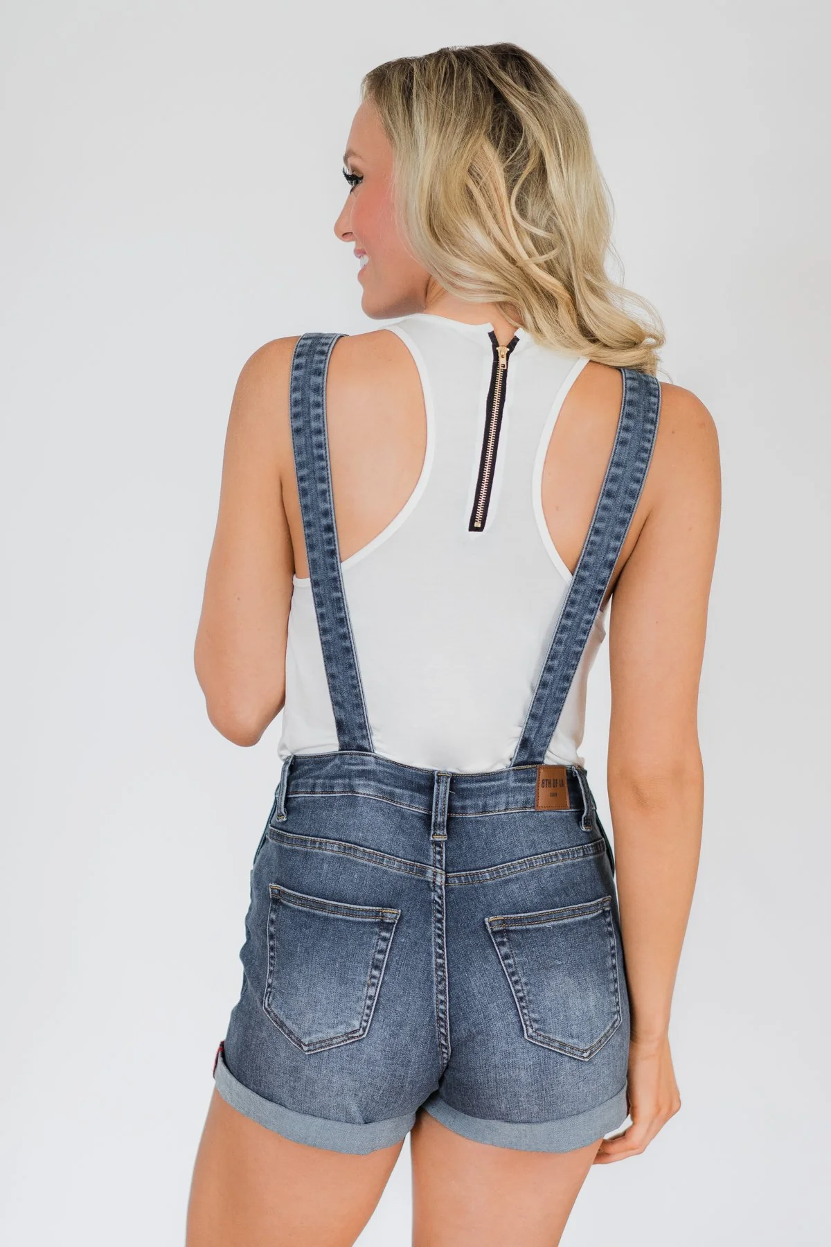 8th of LA Short Overalls- Ally Wash - Image 8