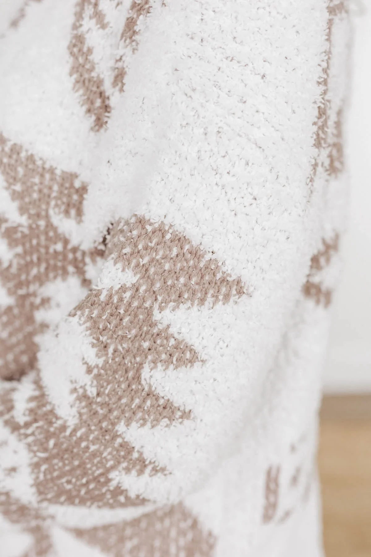 A Blanket Of Love Aztec Knit Cardigan- Ivory & Taupe - Image 3