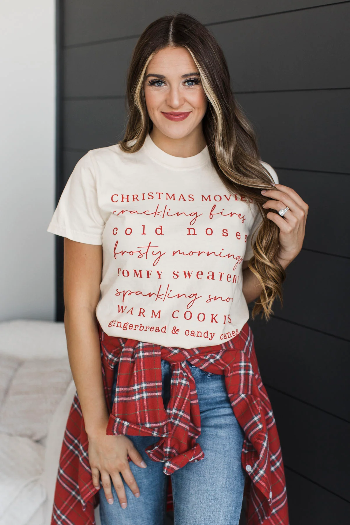 A Few Of My Favorite Things Graphic Tee- Cream - Image 2