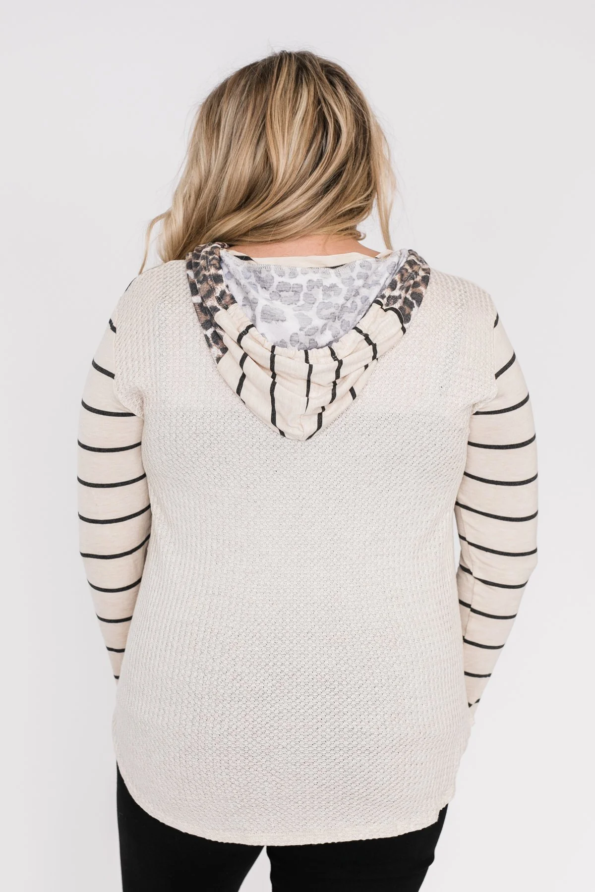 A New Adventure Leopard Hoodie- Neutral Tones - Image 7