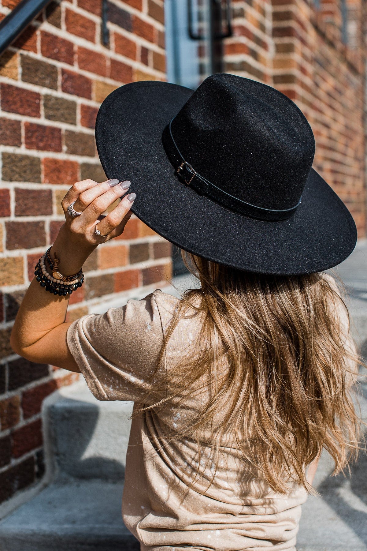 A Perfect Match Panama Hat- Black - Image 3