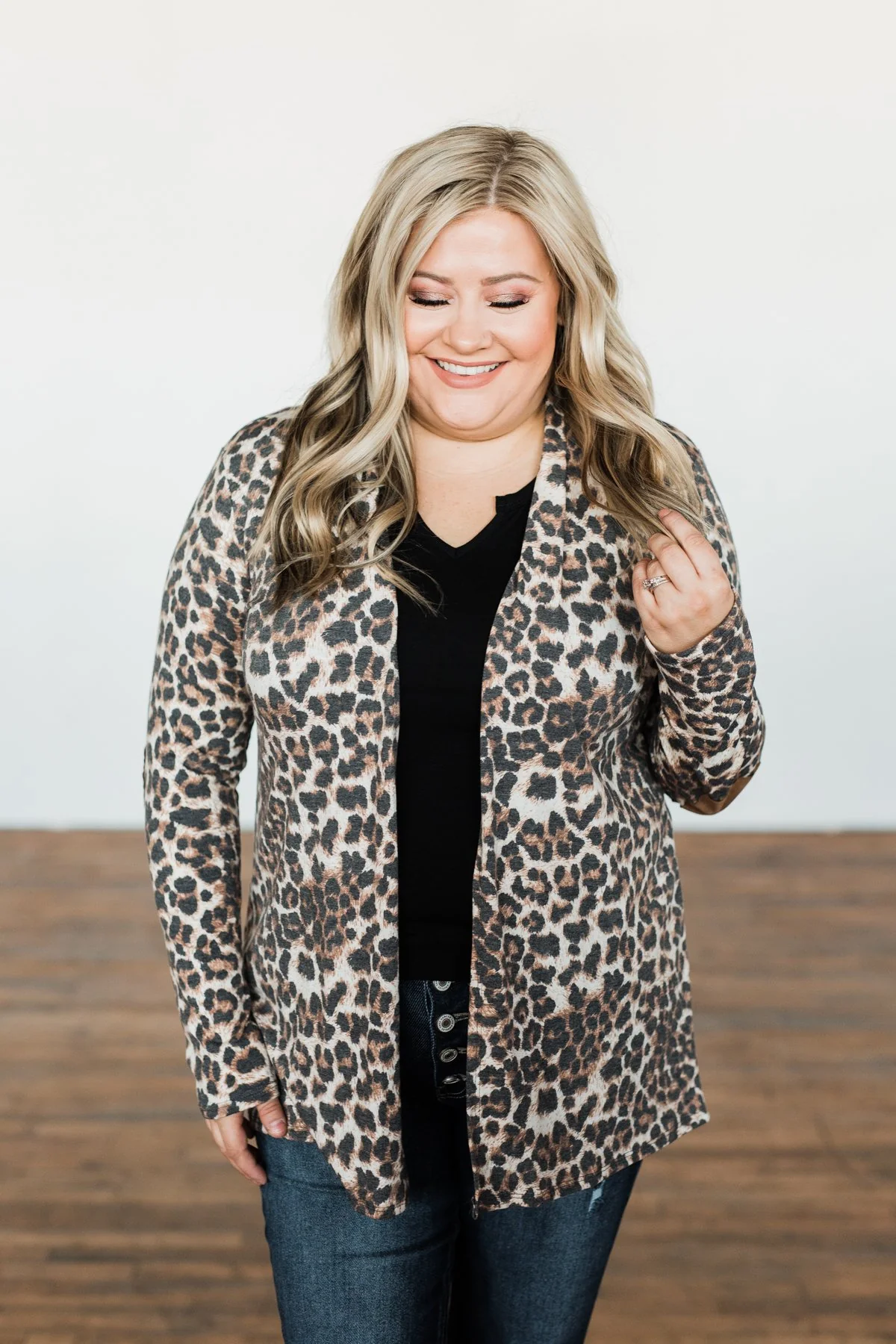 A Soul Vacation Lightweight Cardigan- Leopard - Image 3