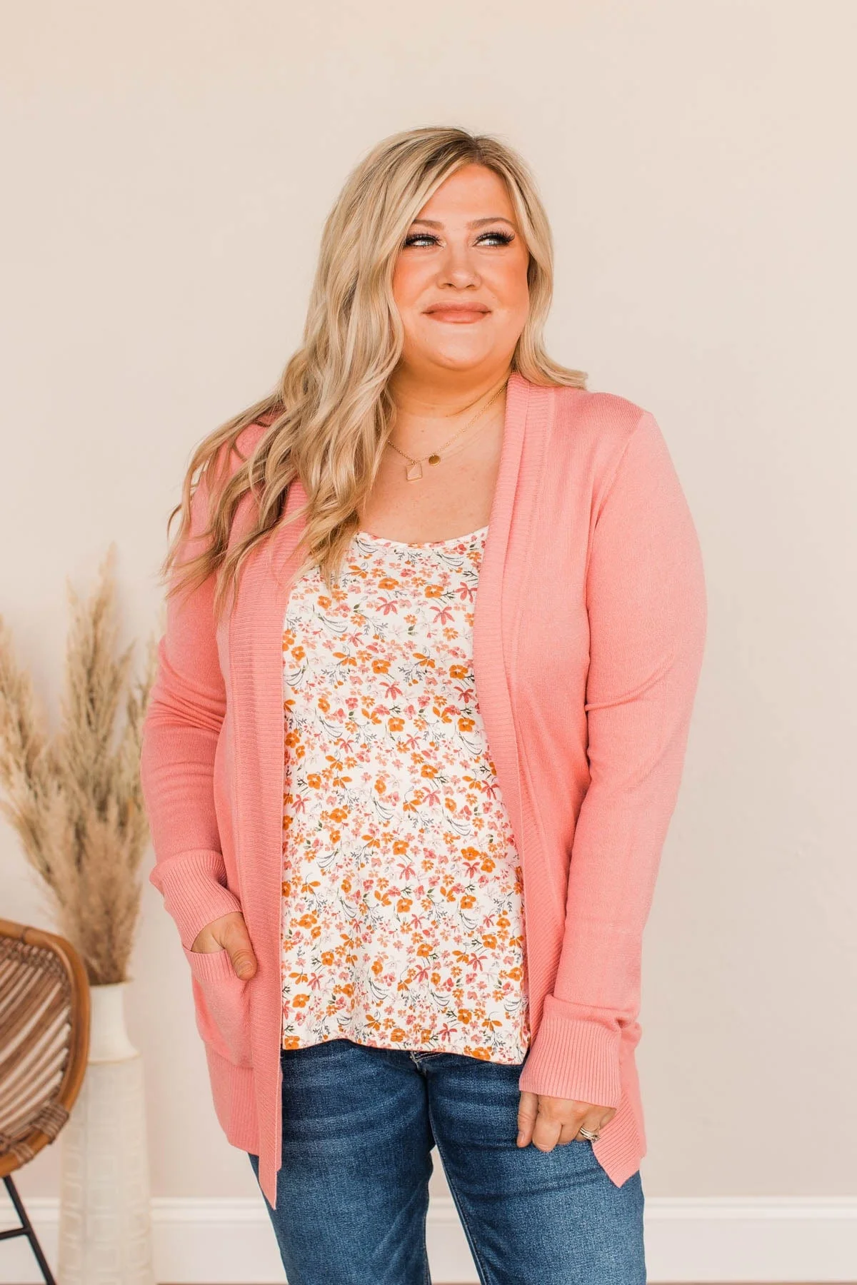 A Touch Of Beauty Floral Tank- Ivory - Image 5