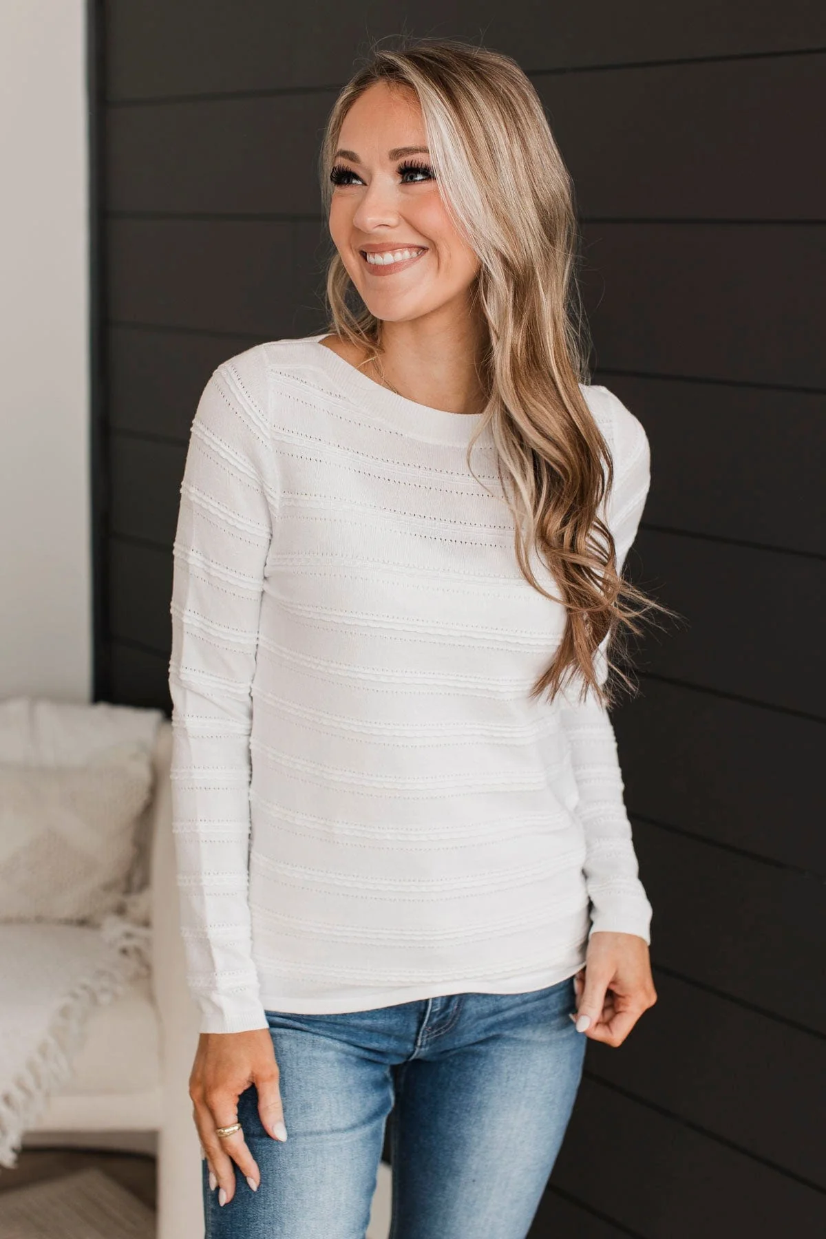 Abundance Of Love Knit Sweater- Ivory - Image 5