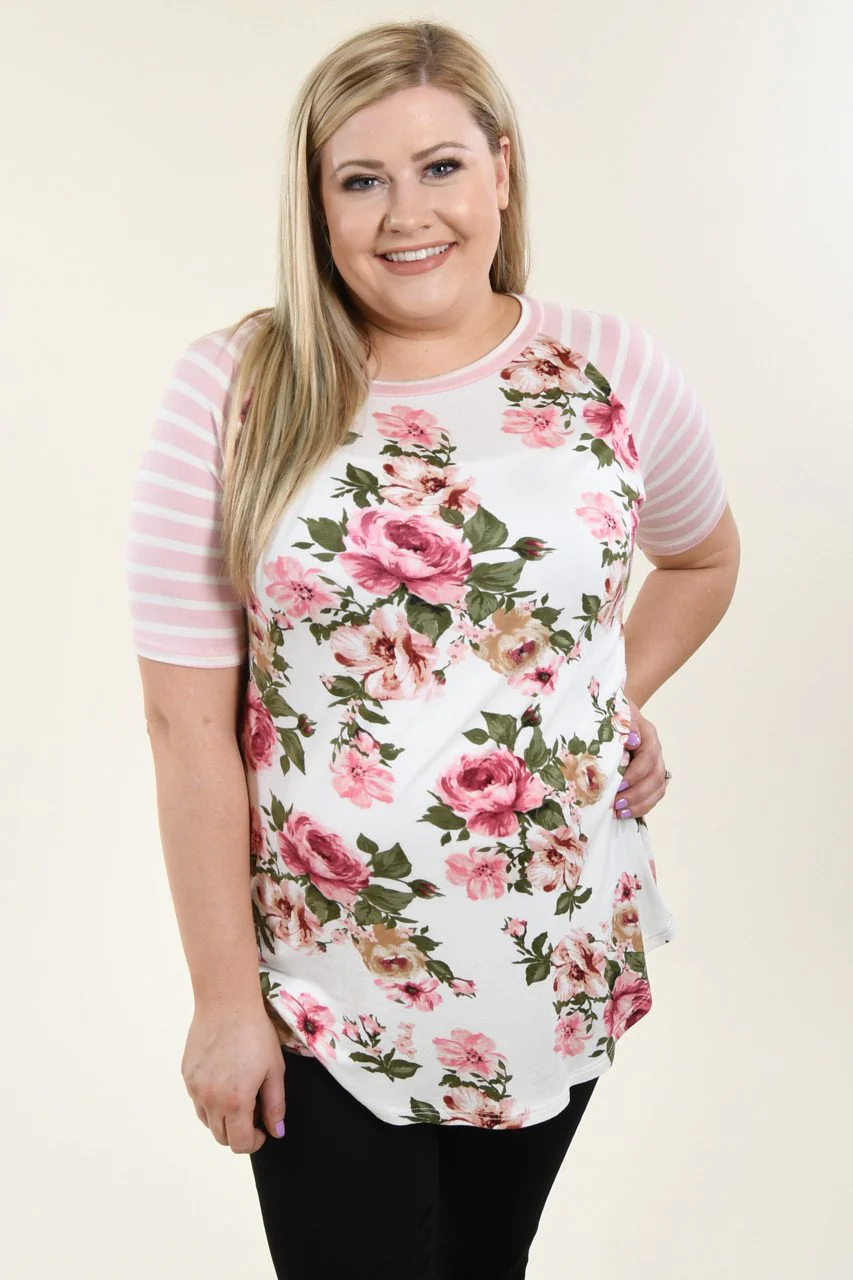 All For Your Pink Floral Top - Image 2