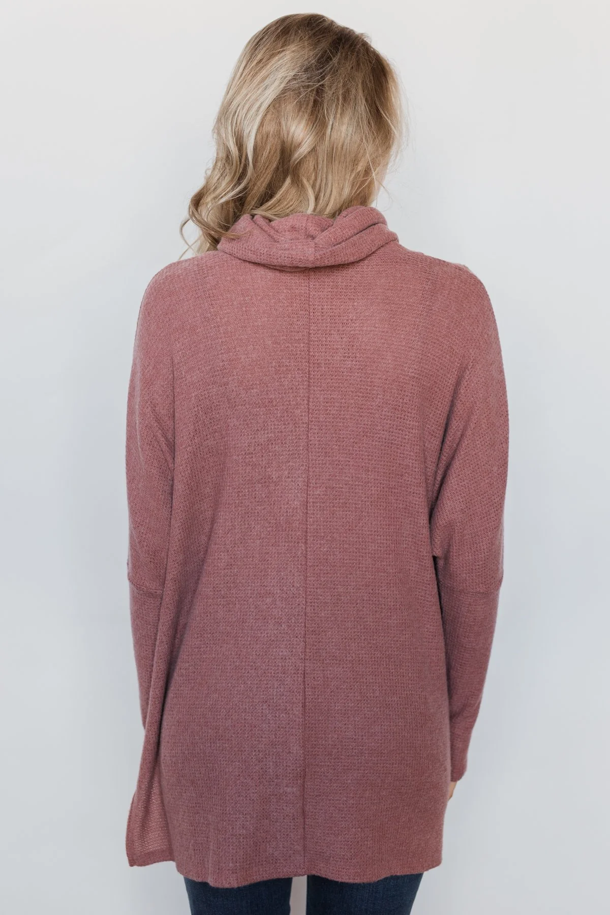 All I Want is You Thermal Turtleneck Sweater - Brick - Image 11