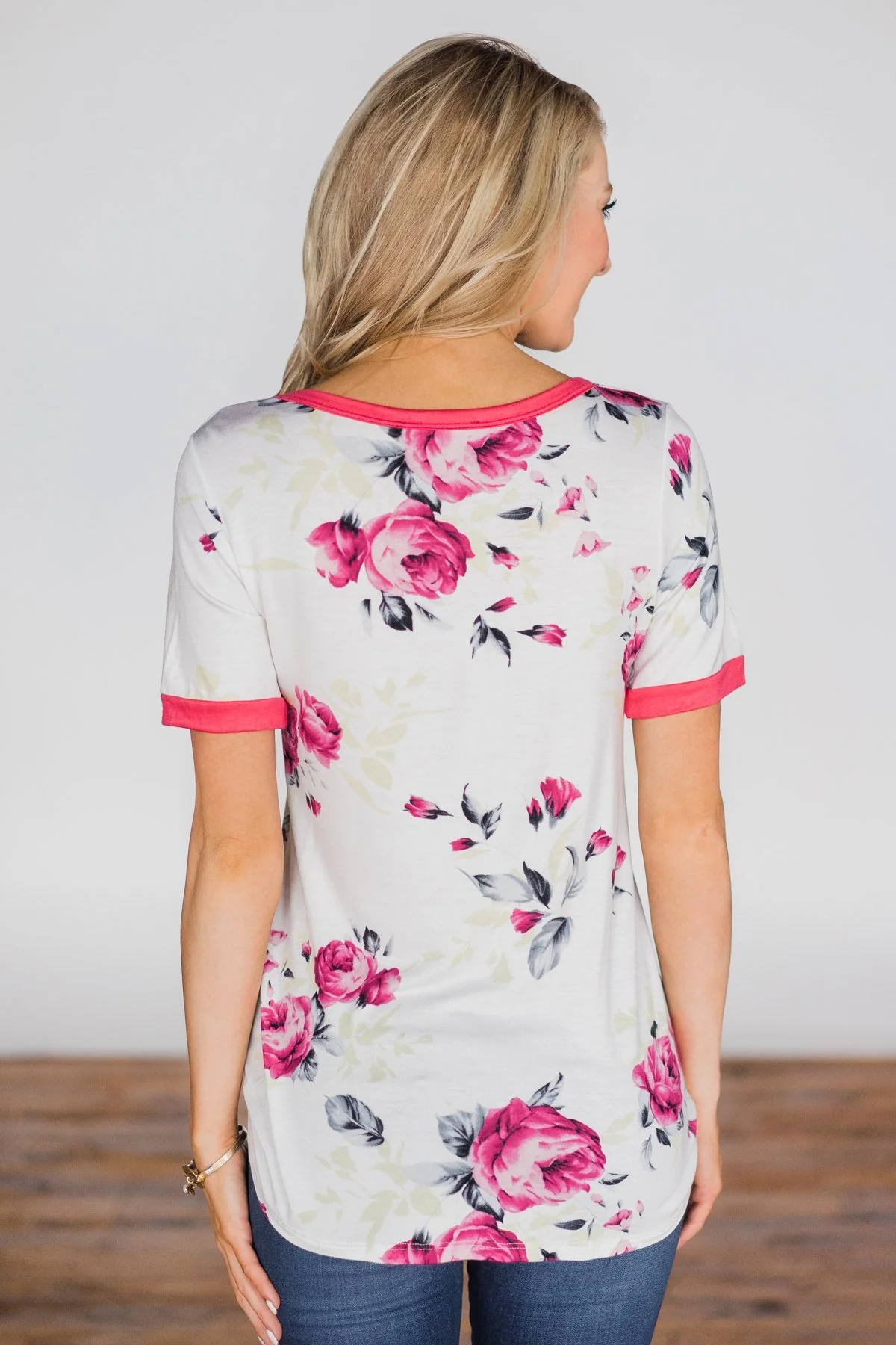 All of Me Floral Pocket Top - Image 6