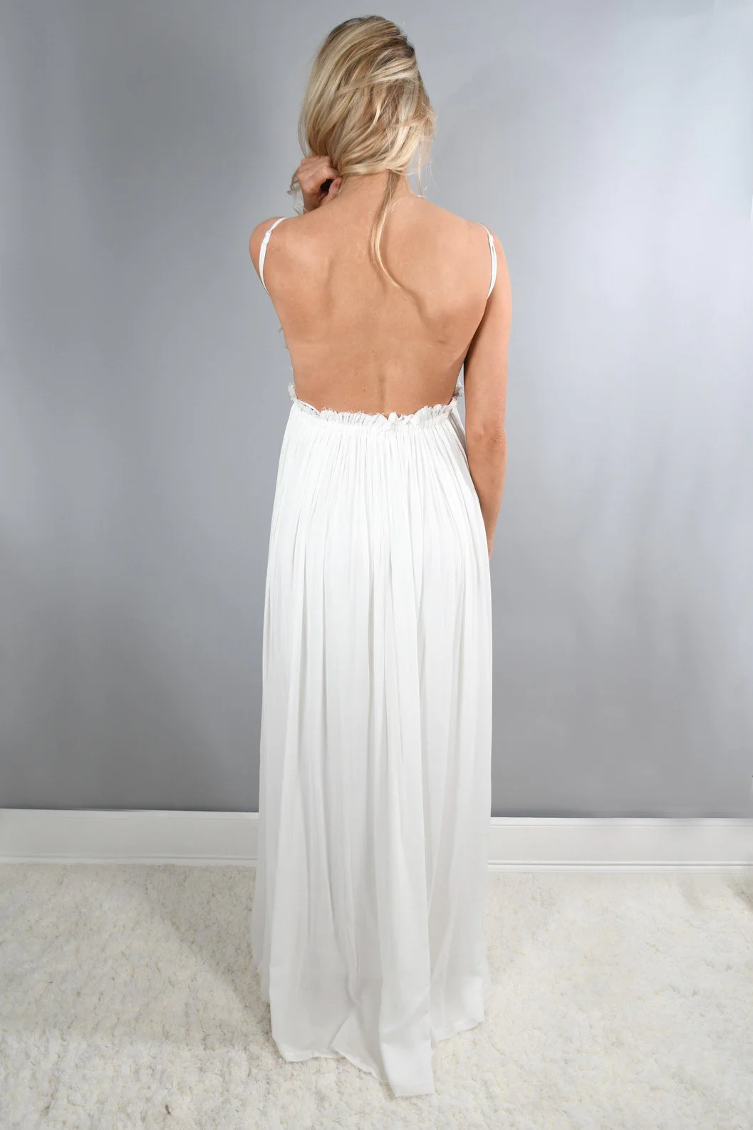 All Ruffled Up Maxi ~ White - Image 7