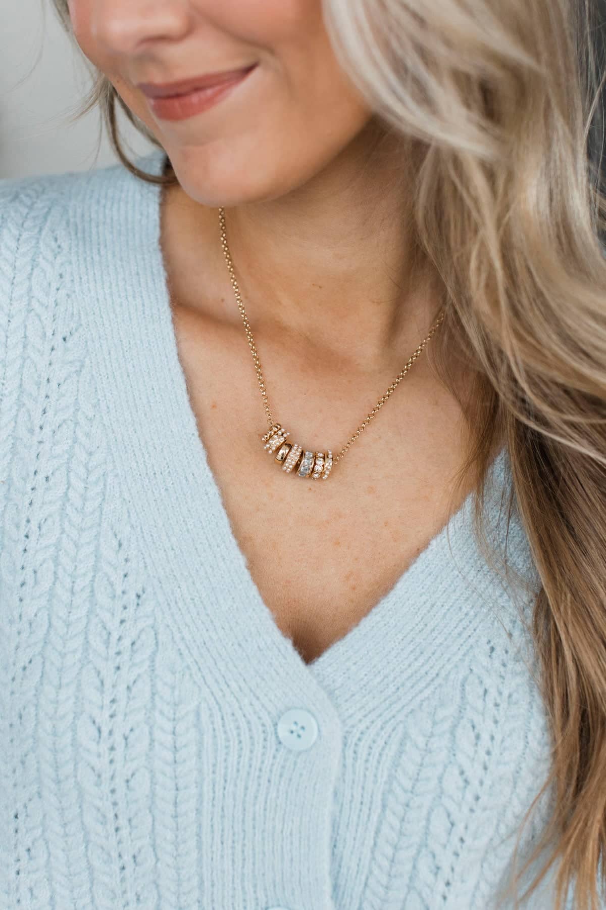 Always Astonishing Charm Necklace- Gold - Image 2