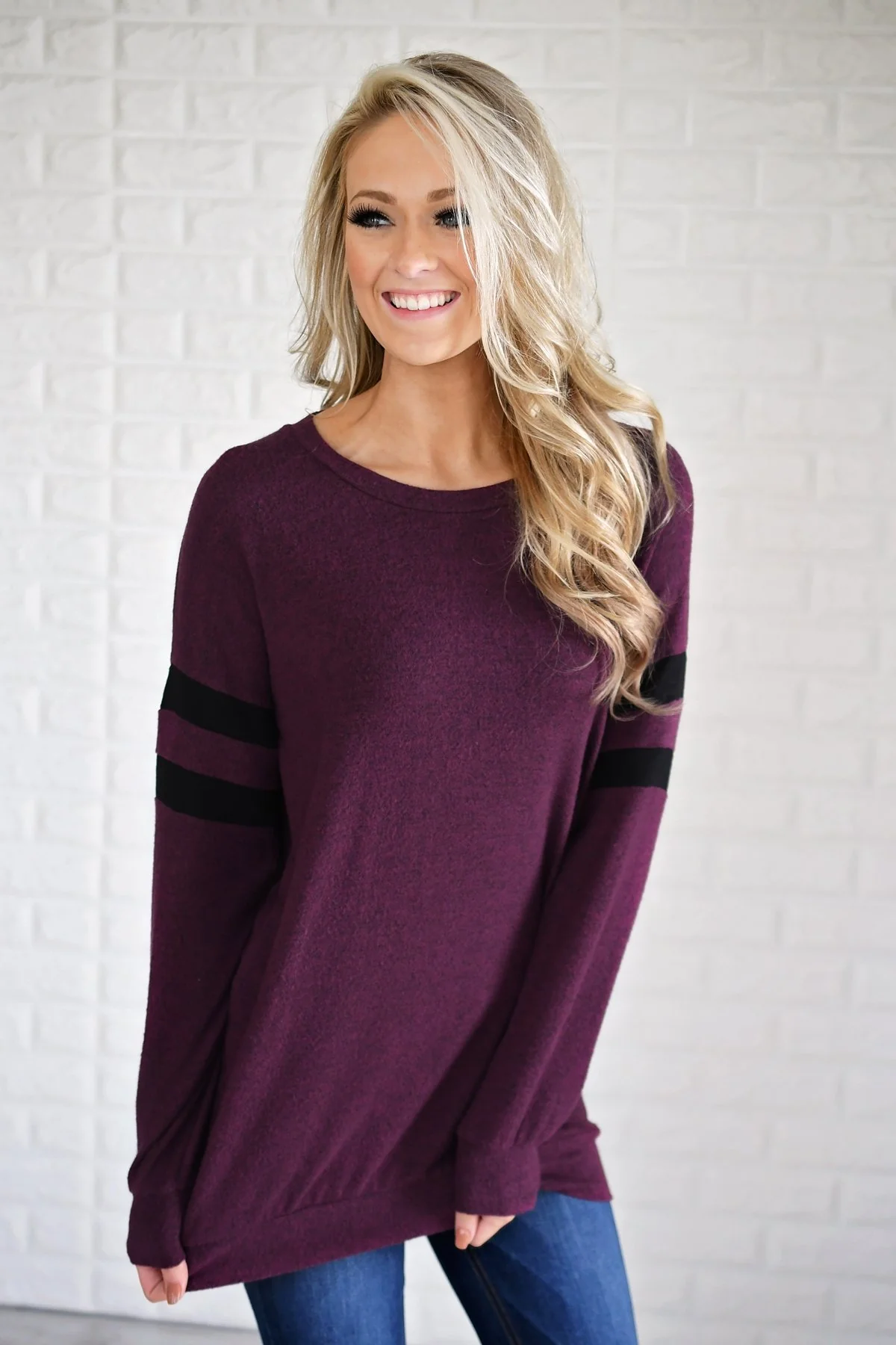 Always Cherished Plum Top - Image 2
