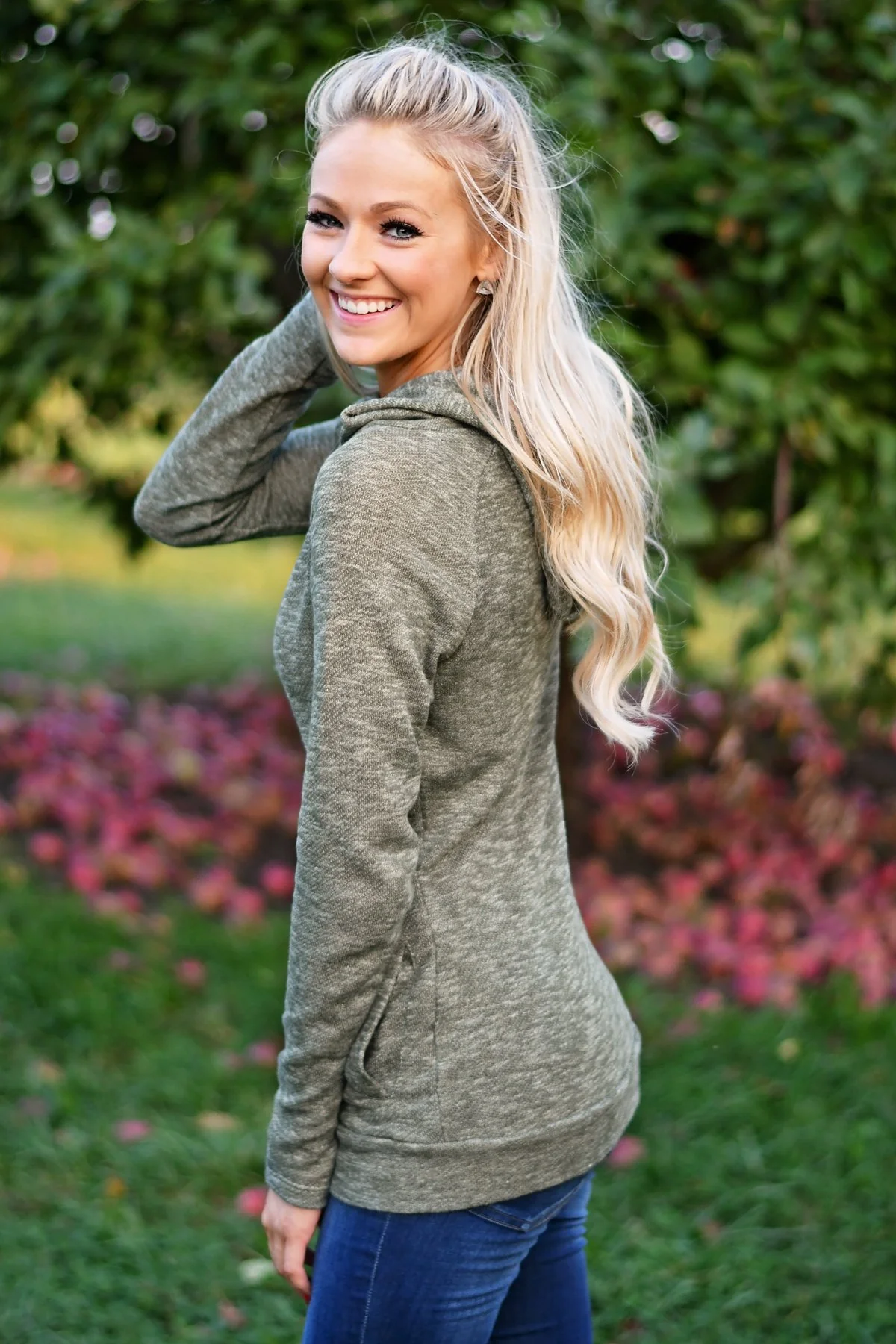Ampersand Ave. Hoodie ~ Olive - Image 3