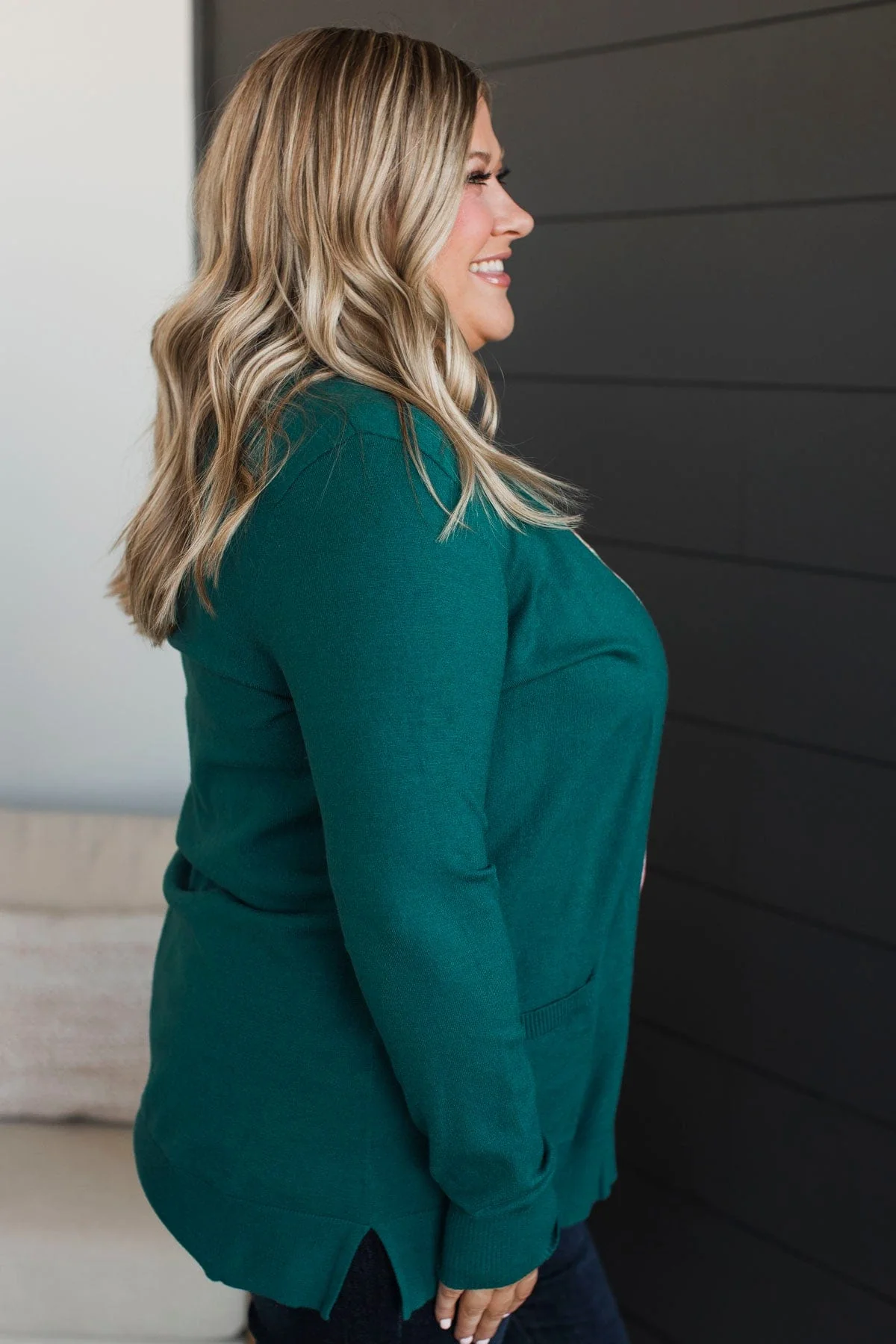 Any Time Now Knit Cardigan- Jade - Image 6