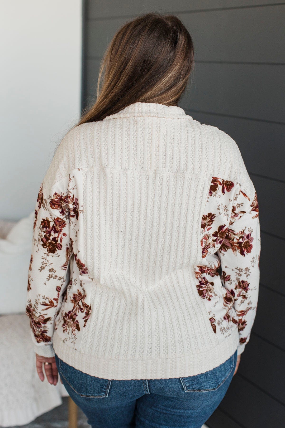 Any Time Or Place Pullover Top- Cream - Image 7
