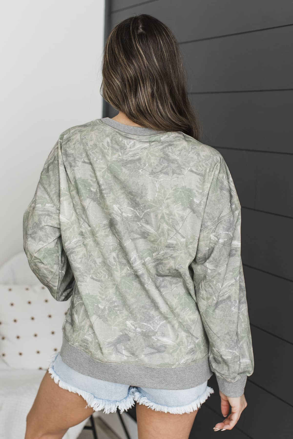 Appreciating Nature Lightweight Pullover- Camo Print - Image 7