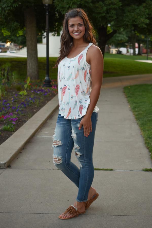 Arrow & Feathers Tank Top - Image 4
