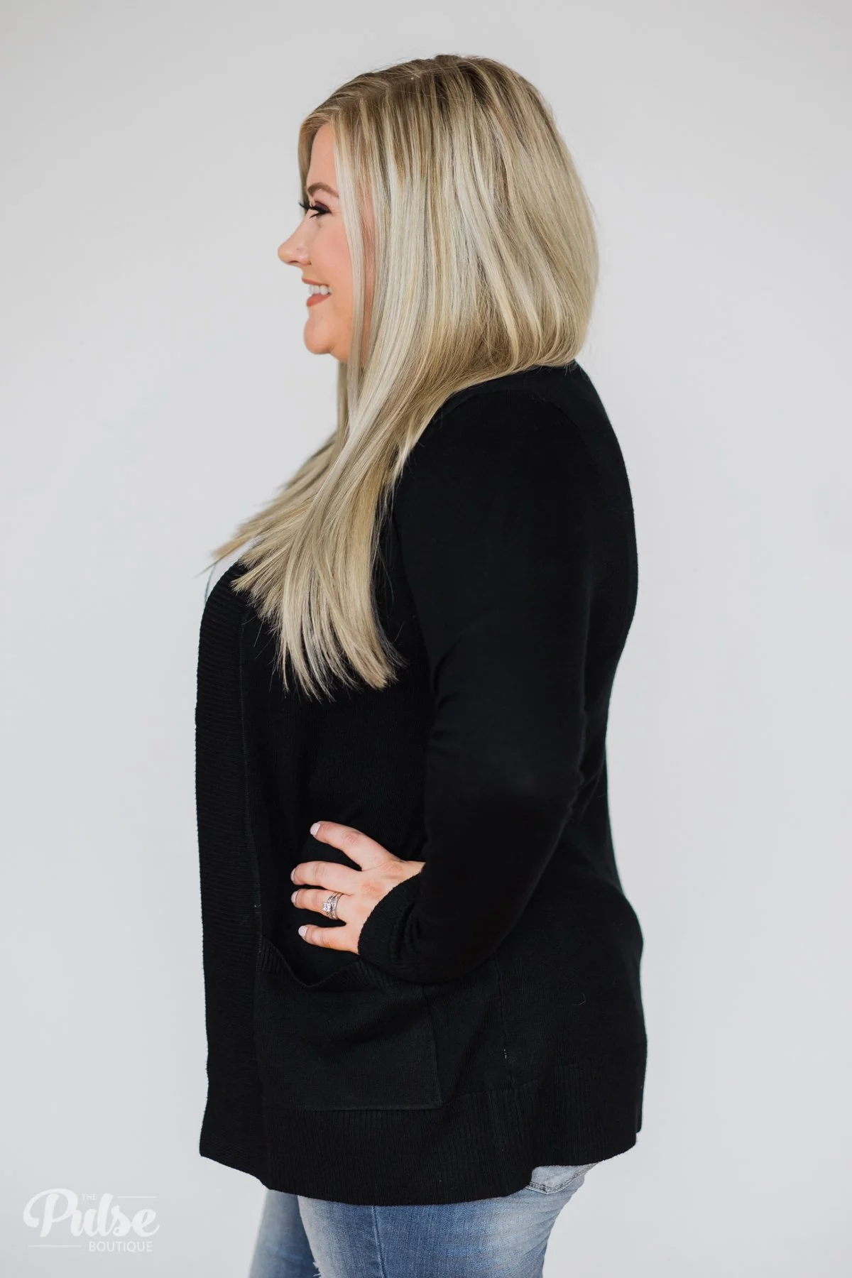 As Easy As Can Be Cardigan- Black - Image 11