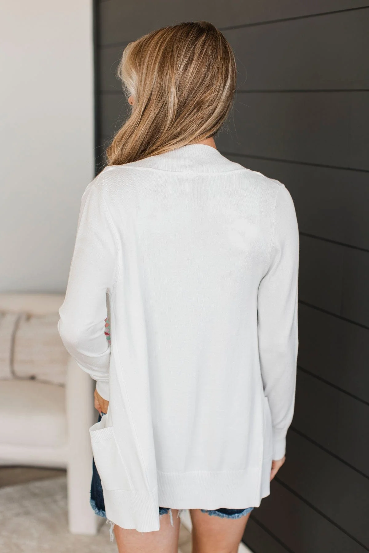 As Easy As Can Be Cardigan- Ivory - Image 7