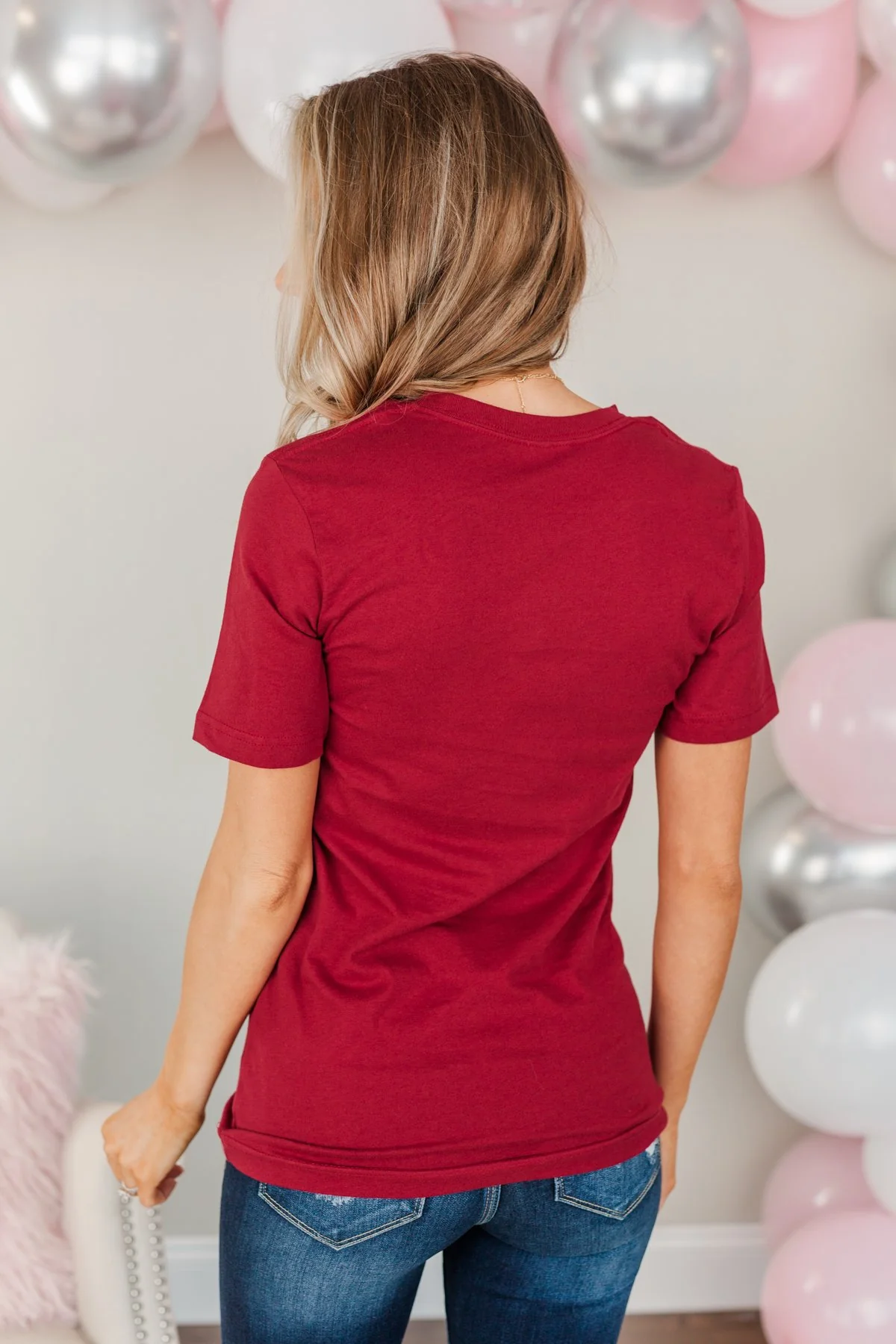 "Babe" Graphic Tee- Red - Image 10
