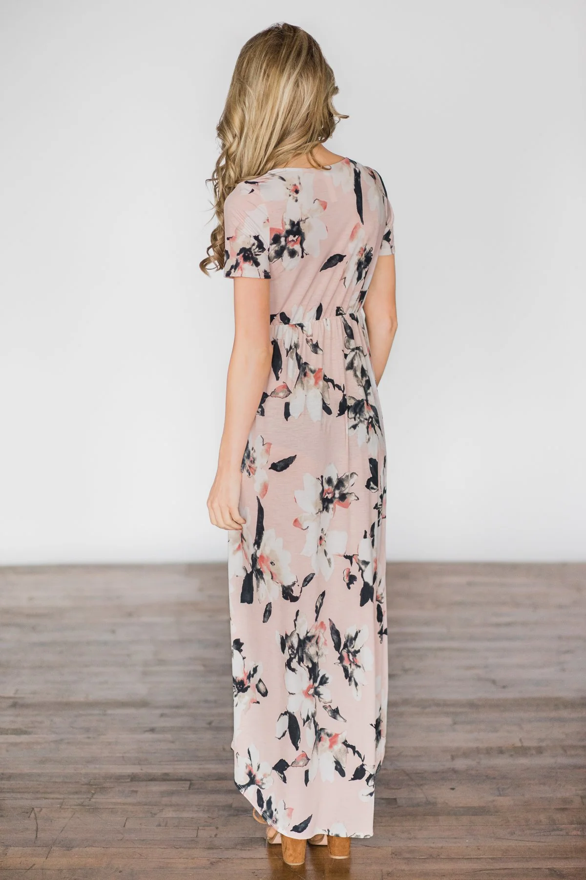 BayDream Believer ~ Pink Floral Maxi Dress - Image 5