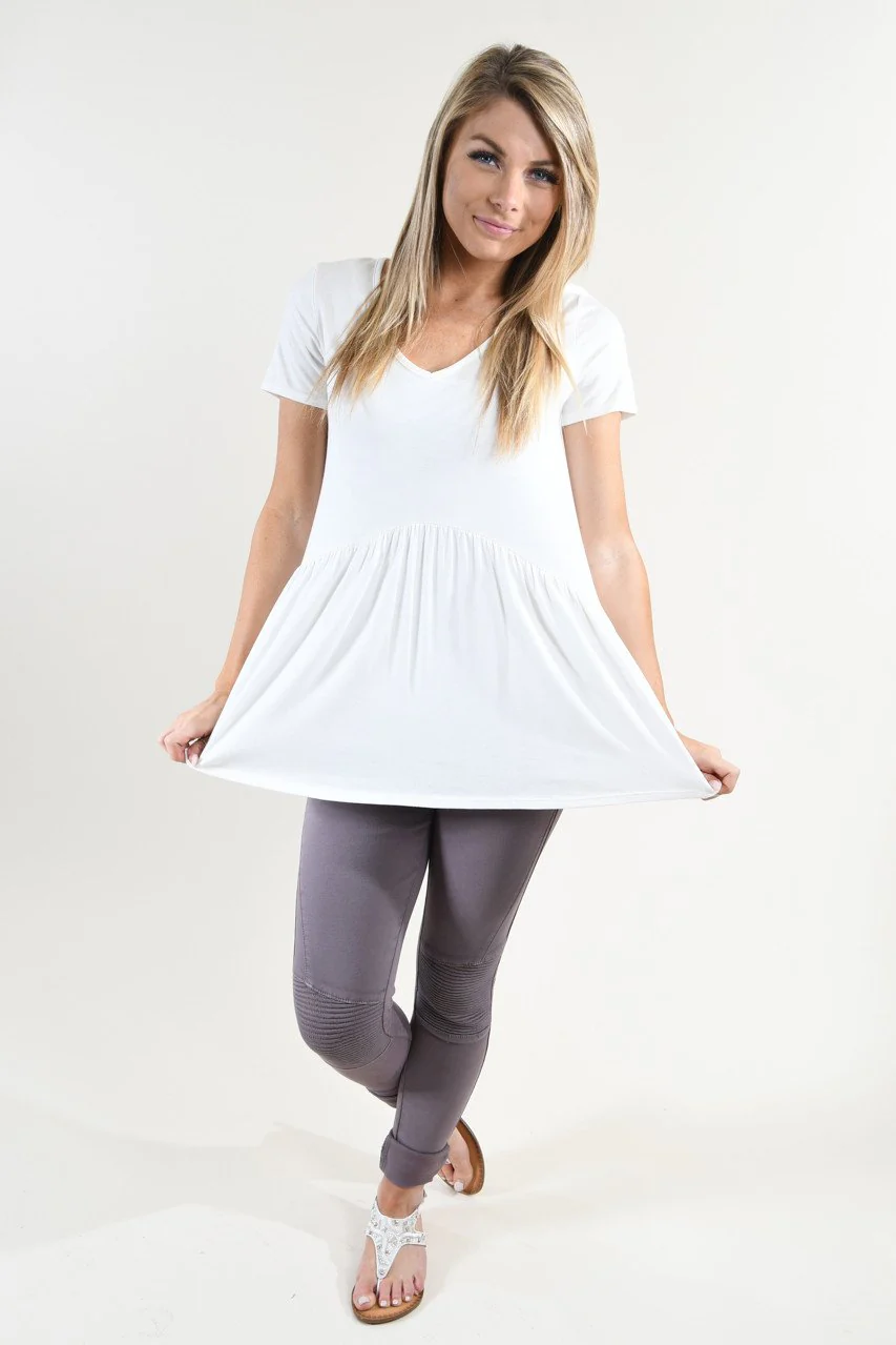 Be My Baby Top ~ White - Image 6