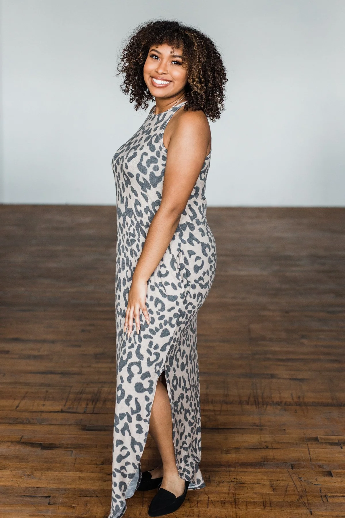 Be The Change Sleeveless Maxi Dress- Taupe - Image 12