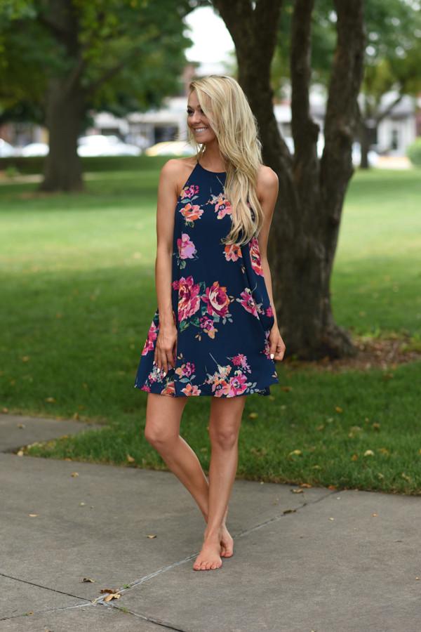 Beautiful Distraction Dress ~ Navy - Image 5
