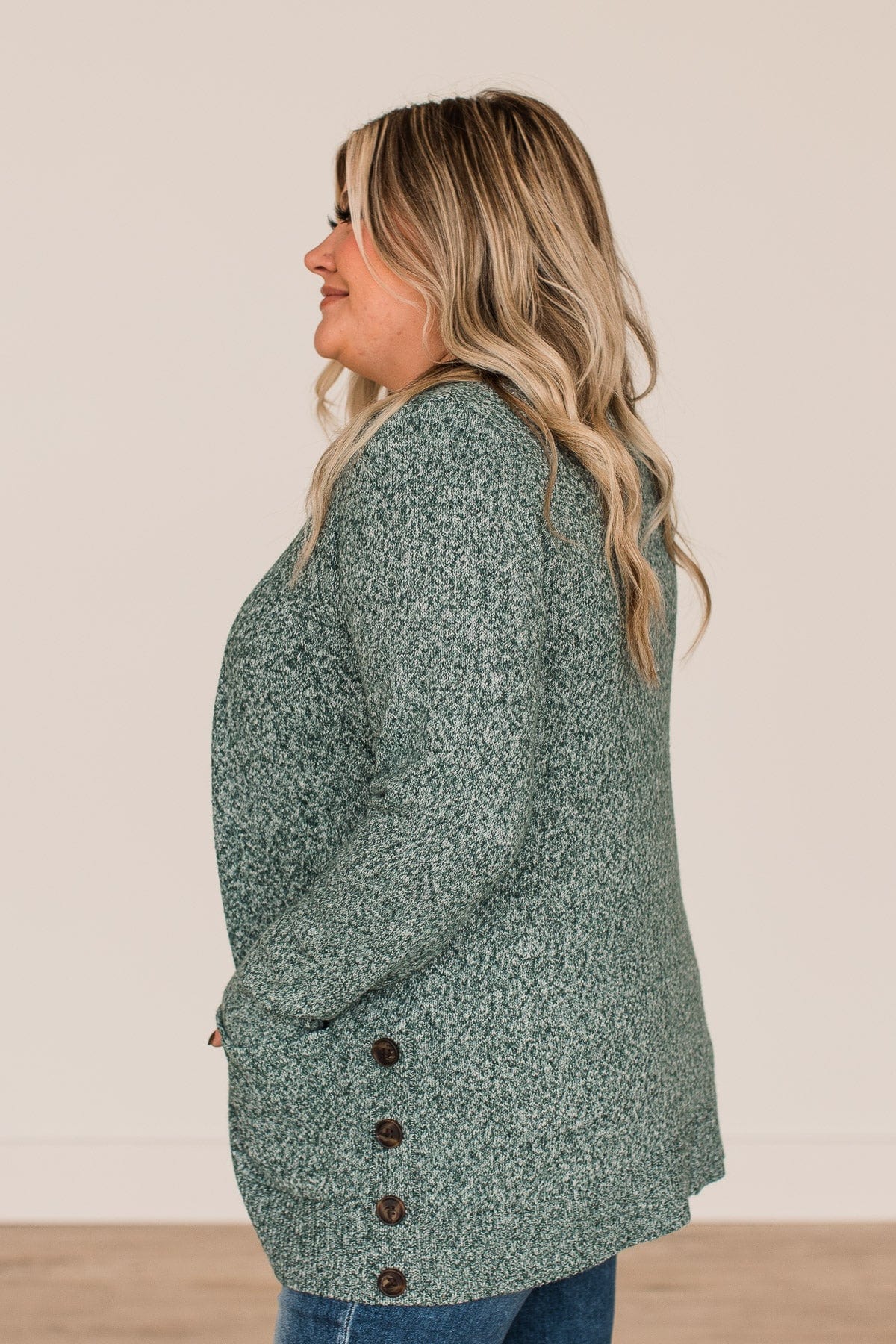 Beautiful Moments Knit Cardigan- Forest Green - Image 10