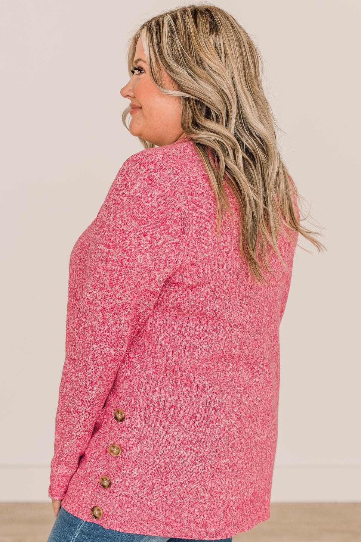 Beautiful Moments Knit Cardigan- Pink - Image 7