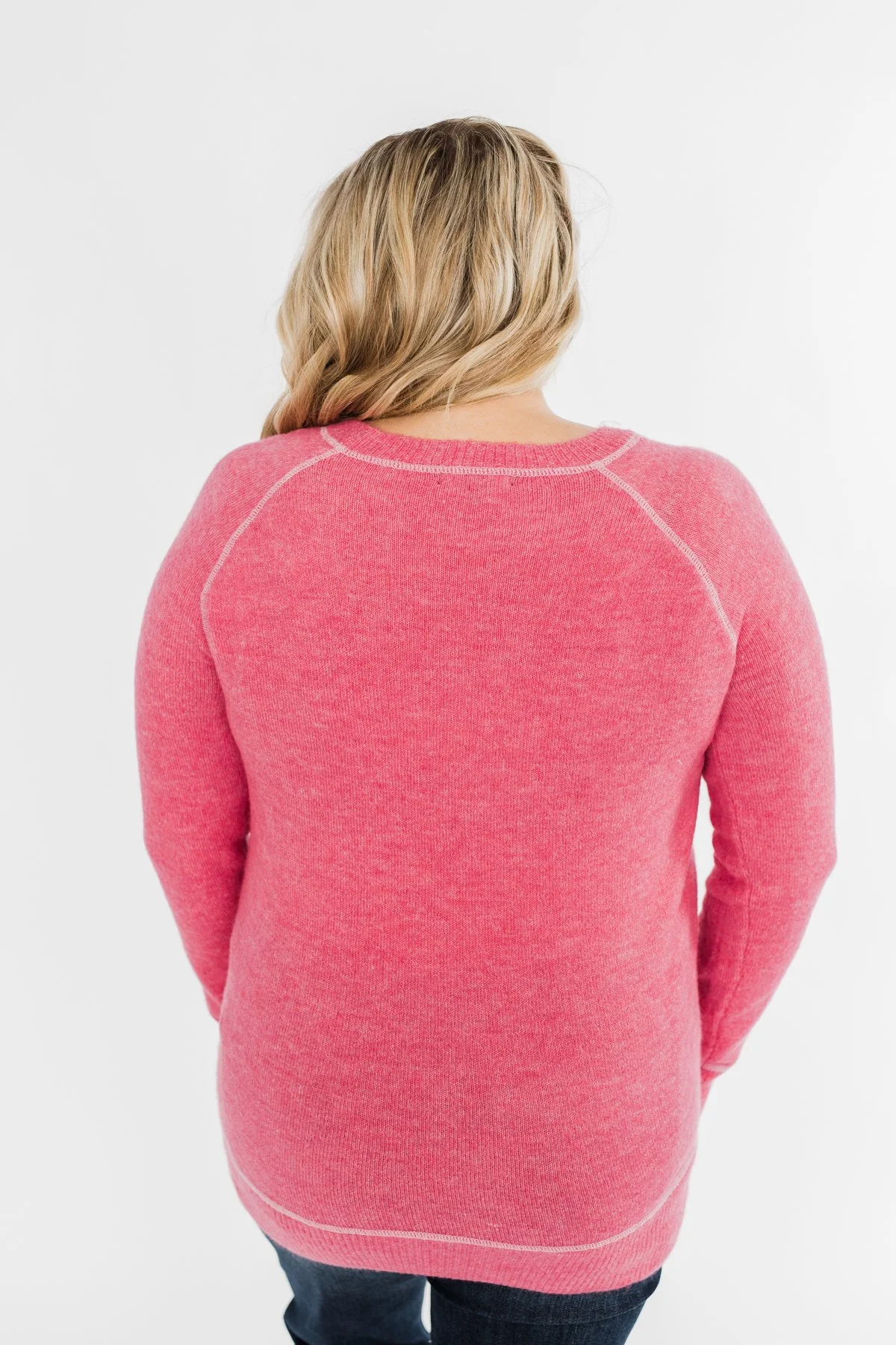 Beautiful Mornings Knitted Sweater- Bubblegum Pink - Image 12