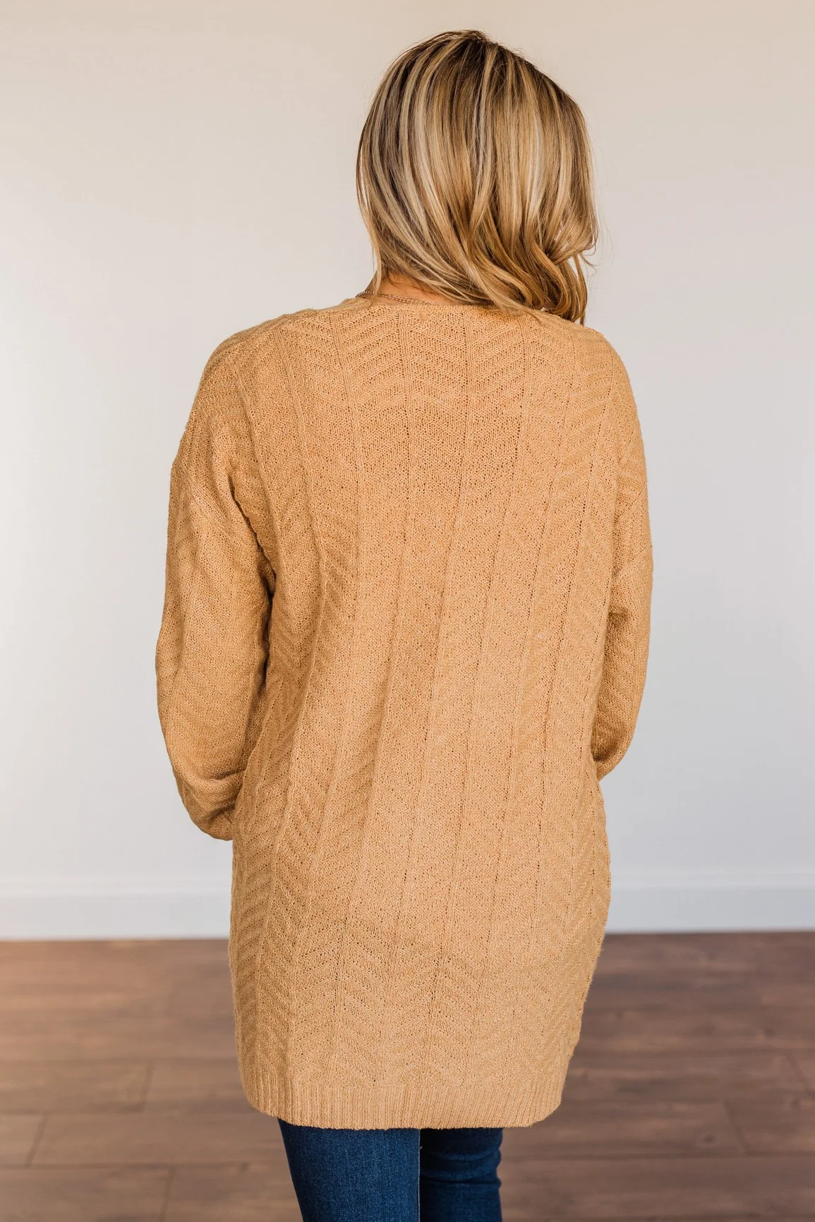 Because You're Mine Knit Cardigan- Camel - Image 11