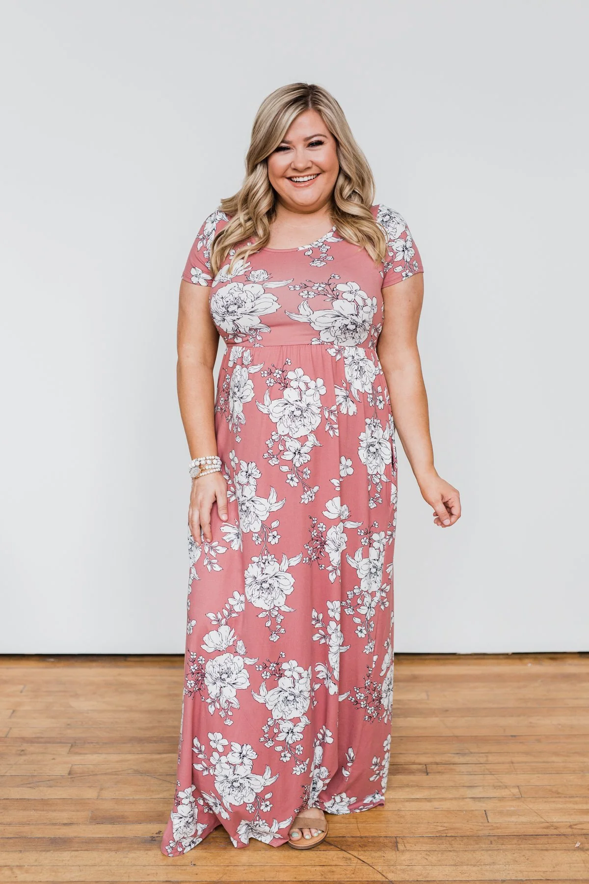 Begin With You Floral Maxi Dress- Mauve - Image 10