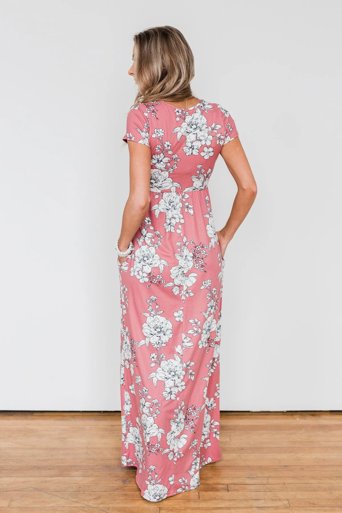 Begin With You Floral Maxi Dress- Mauve - Image 13