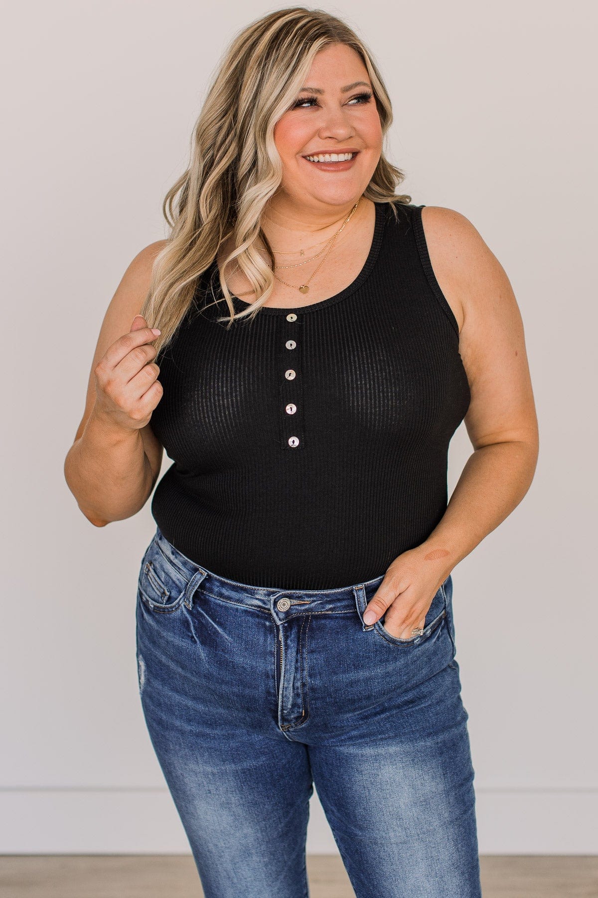 Best Interest At Heart Bodysuit- Black - Image 2
