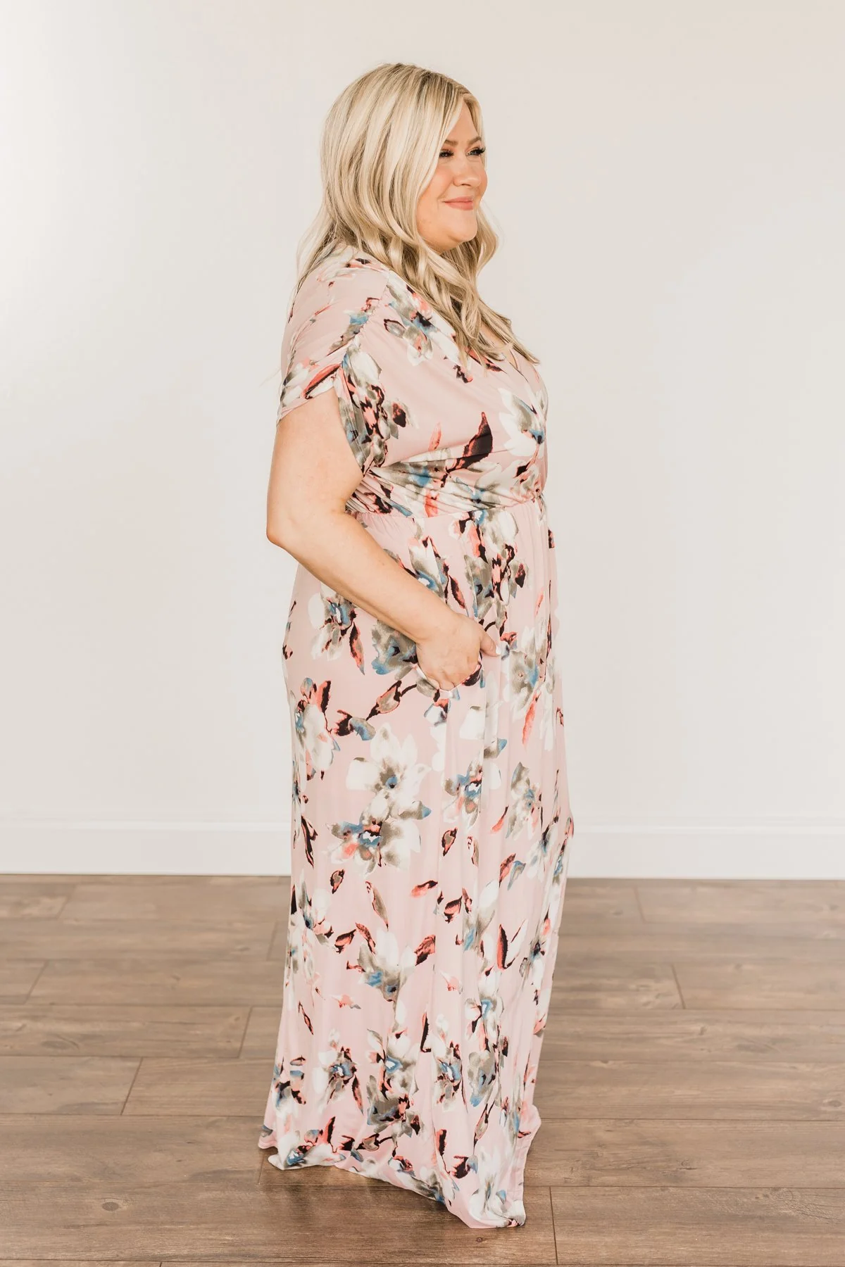 Best Of The Best Floral Maxi Dress- Dusty Pink - Image 8