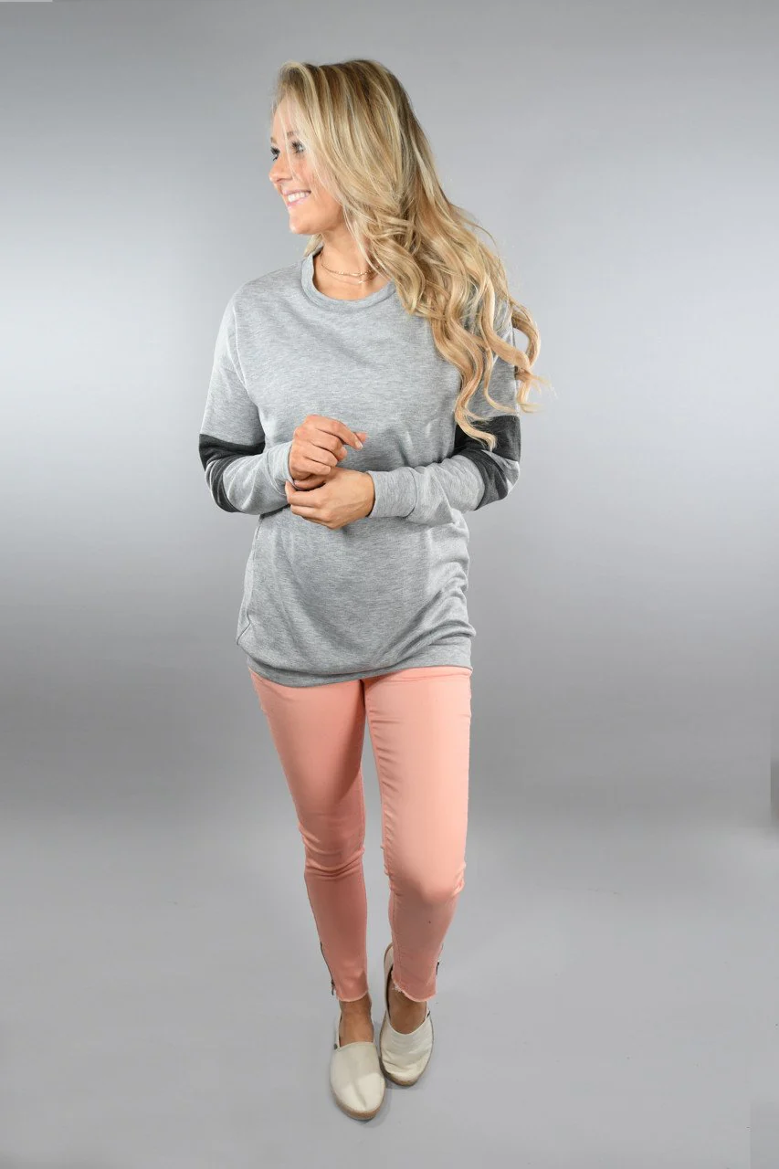 Best Sweatshirt Ever ~ Heather Grey - Image 3