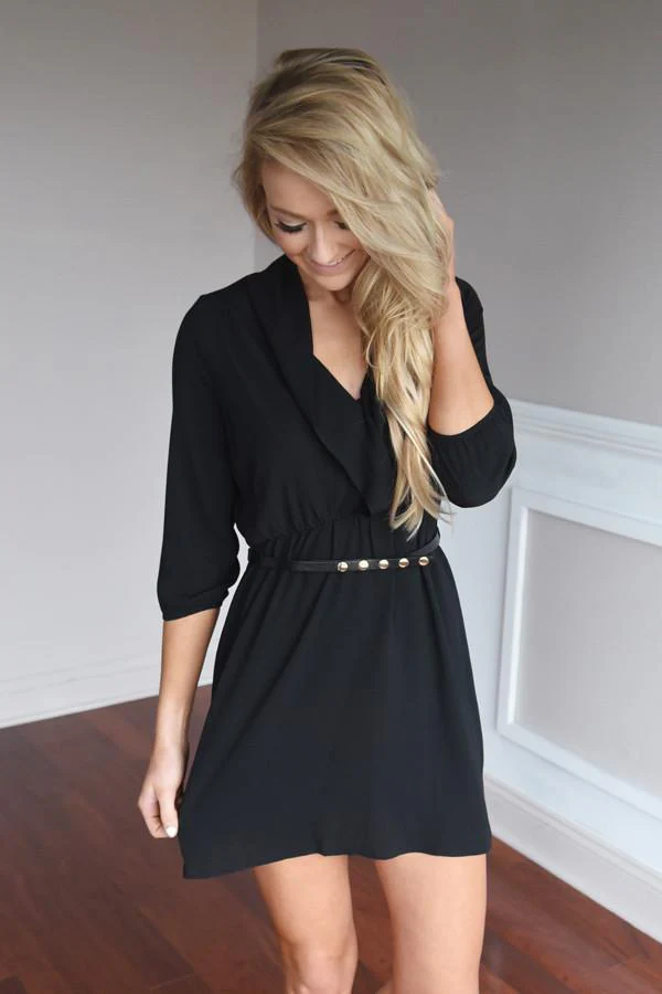 Black as Night Dress - Image 4
