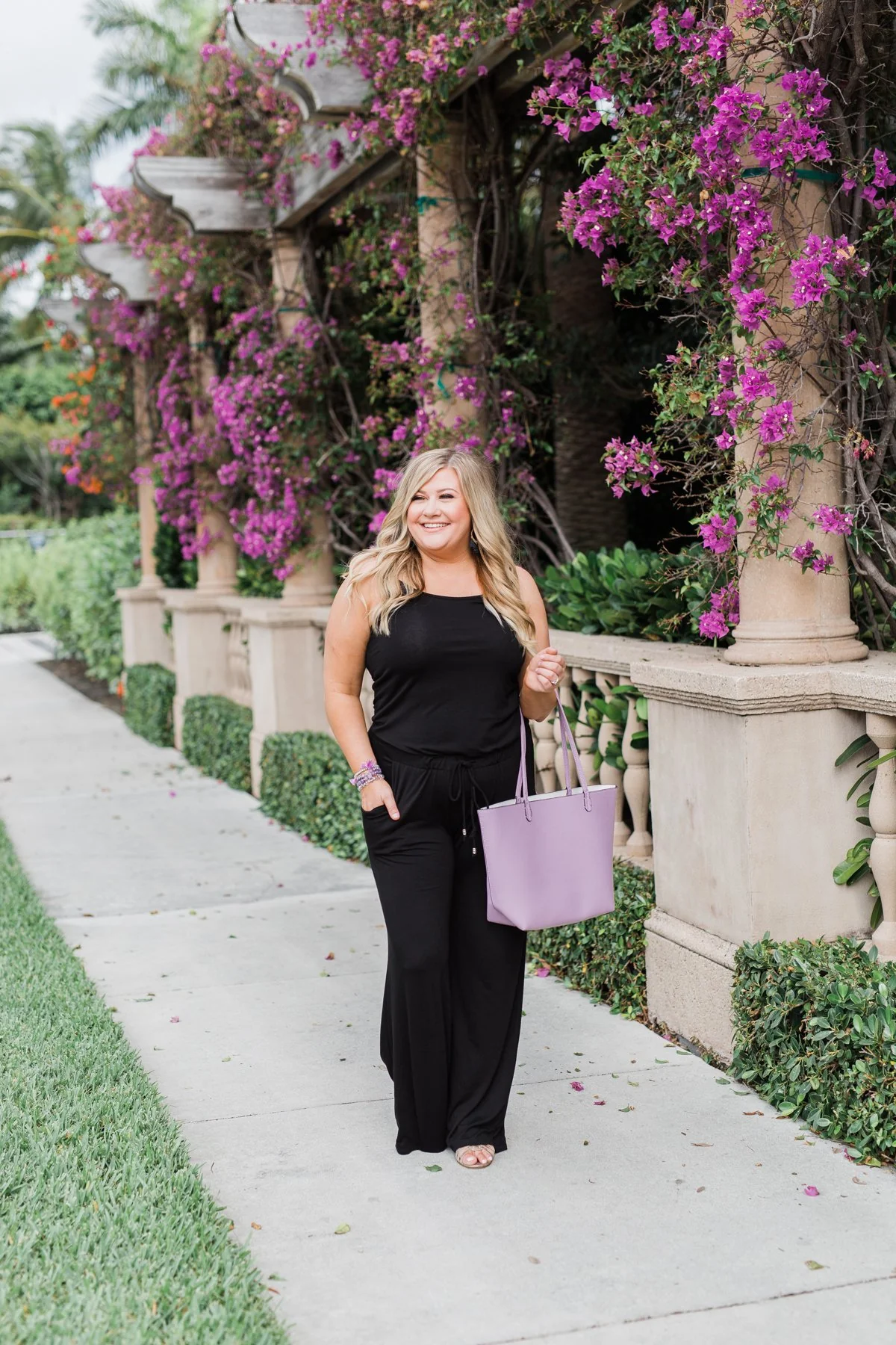 Black Drawstring Jumpsuit - Image 2