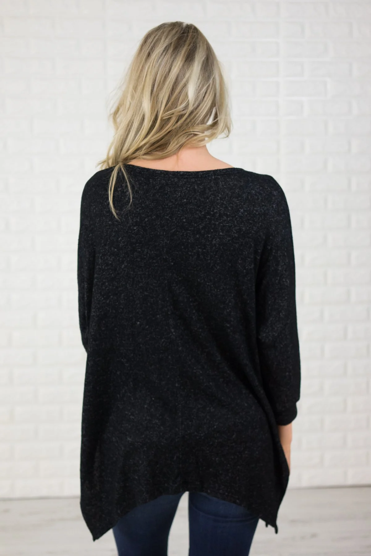Black Reindeer Speckled Top - Image 3