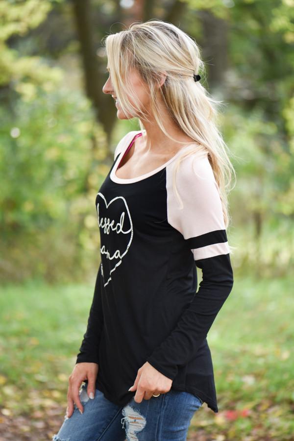 Blessed Mama Tee - Pink - Image 5