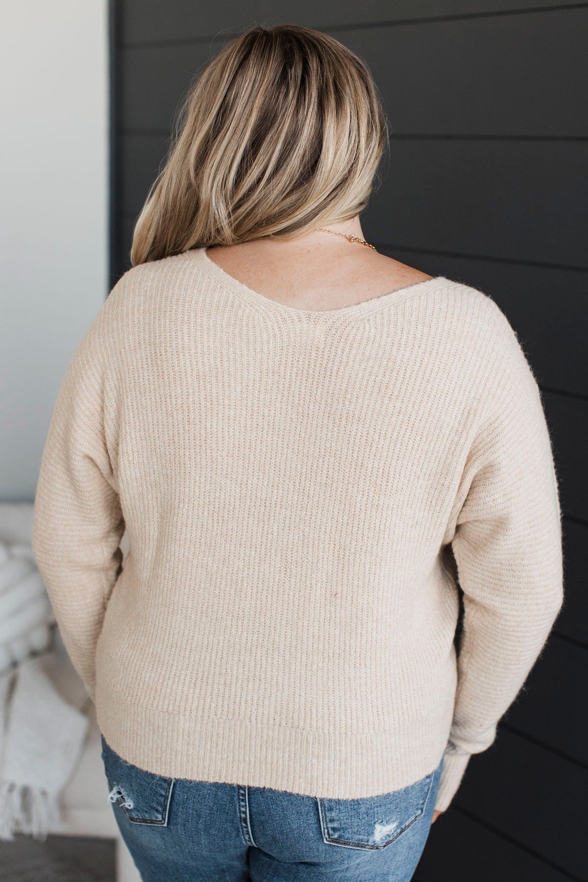 Blissful Memories Knit Button Cardigan- Oatmeal - Image 8