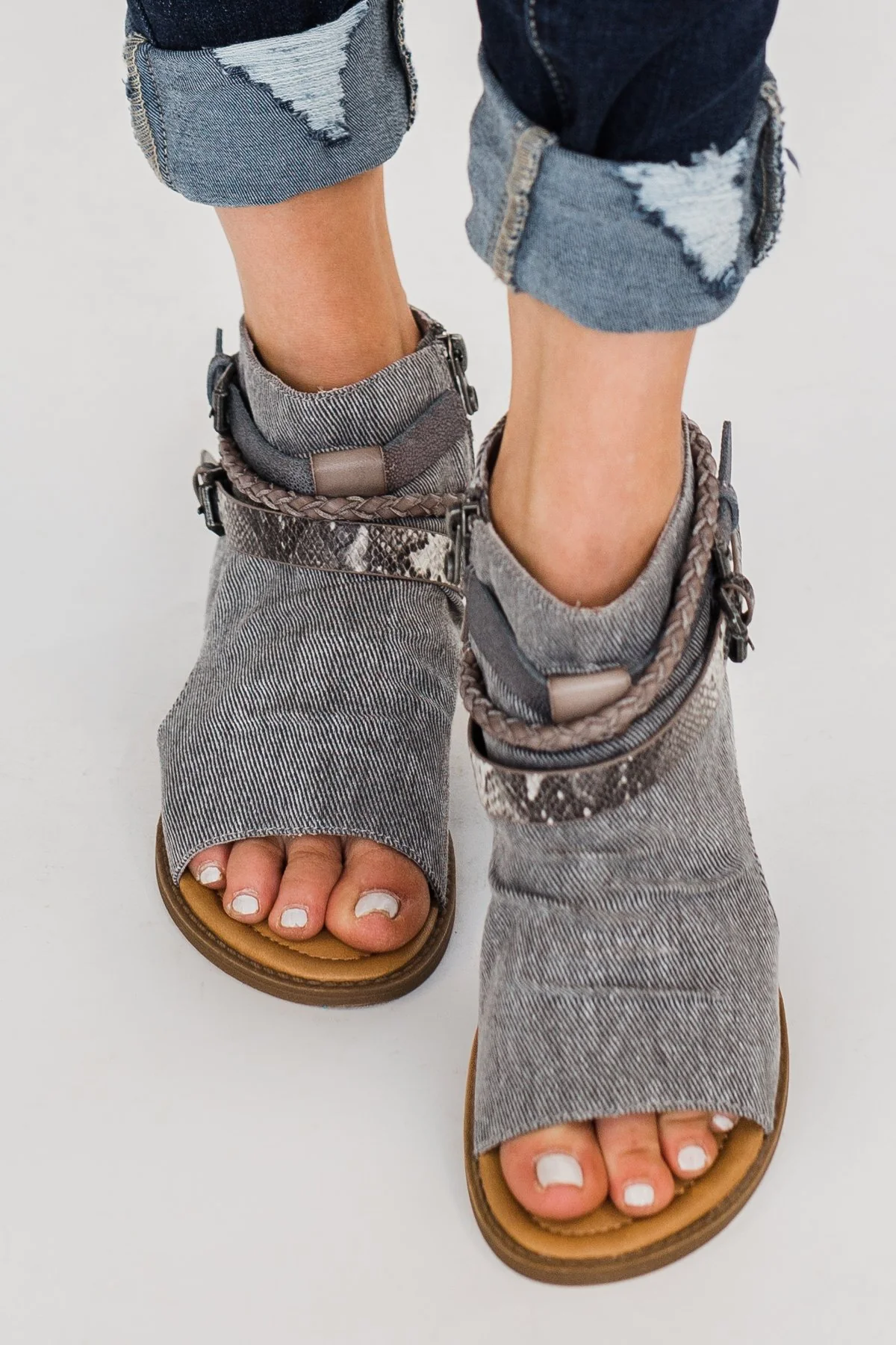 Blowfish Babie Sandals- Smokey Grey - Image 2