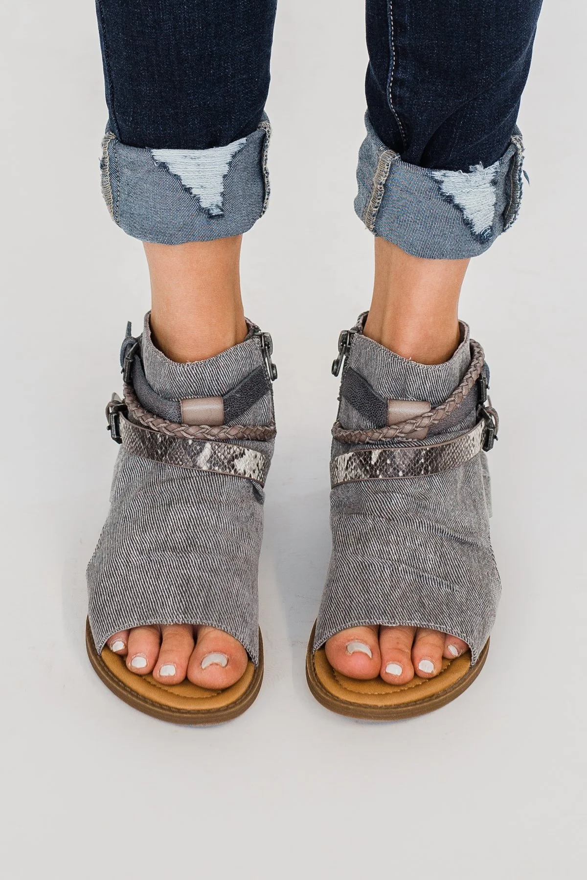Blowfish Babie Sandals- Smokey Grey - Image 3