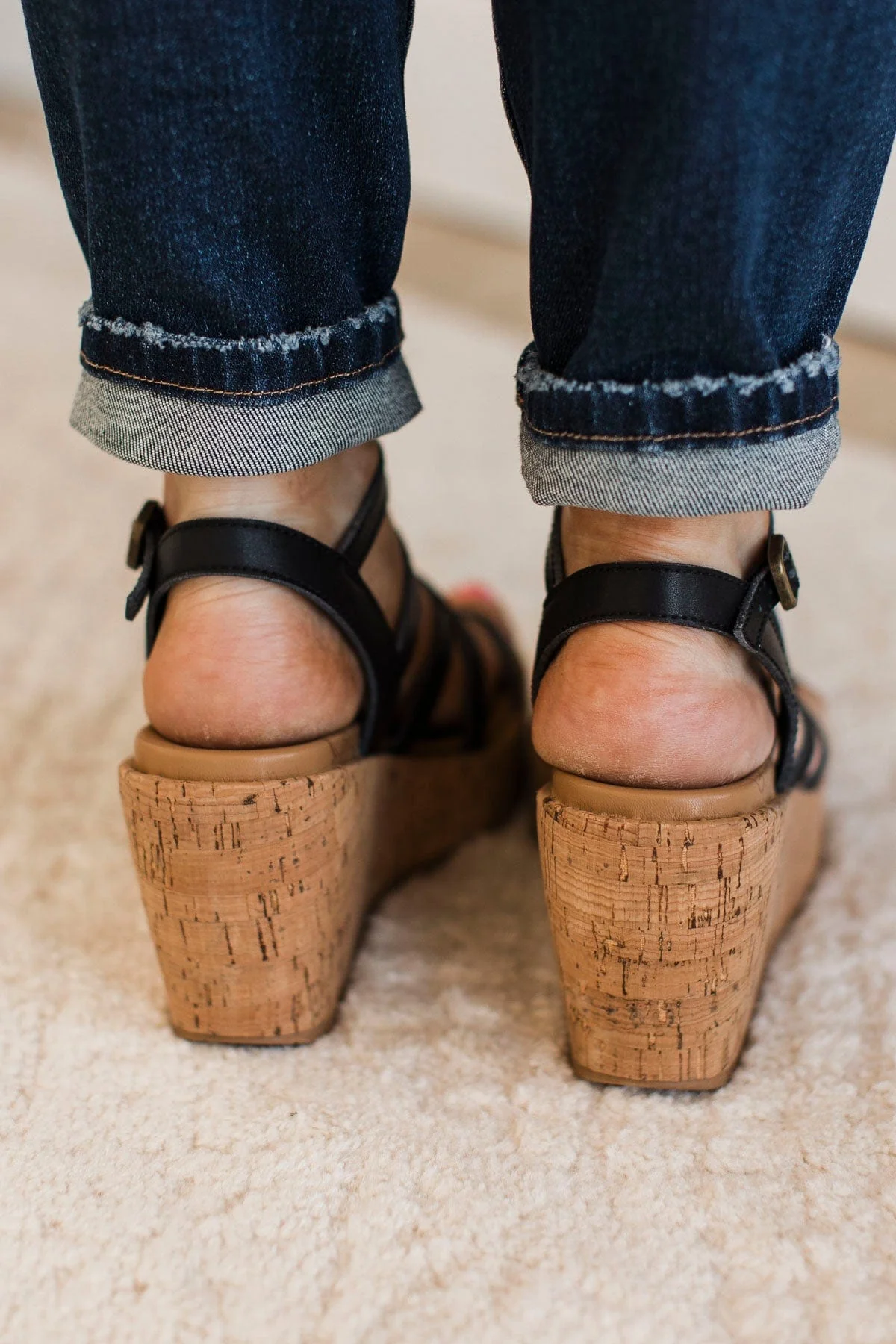 Blowfish Bahamas Wedge Sandals- Black - Image 4