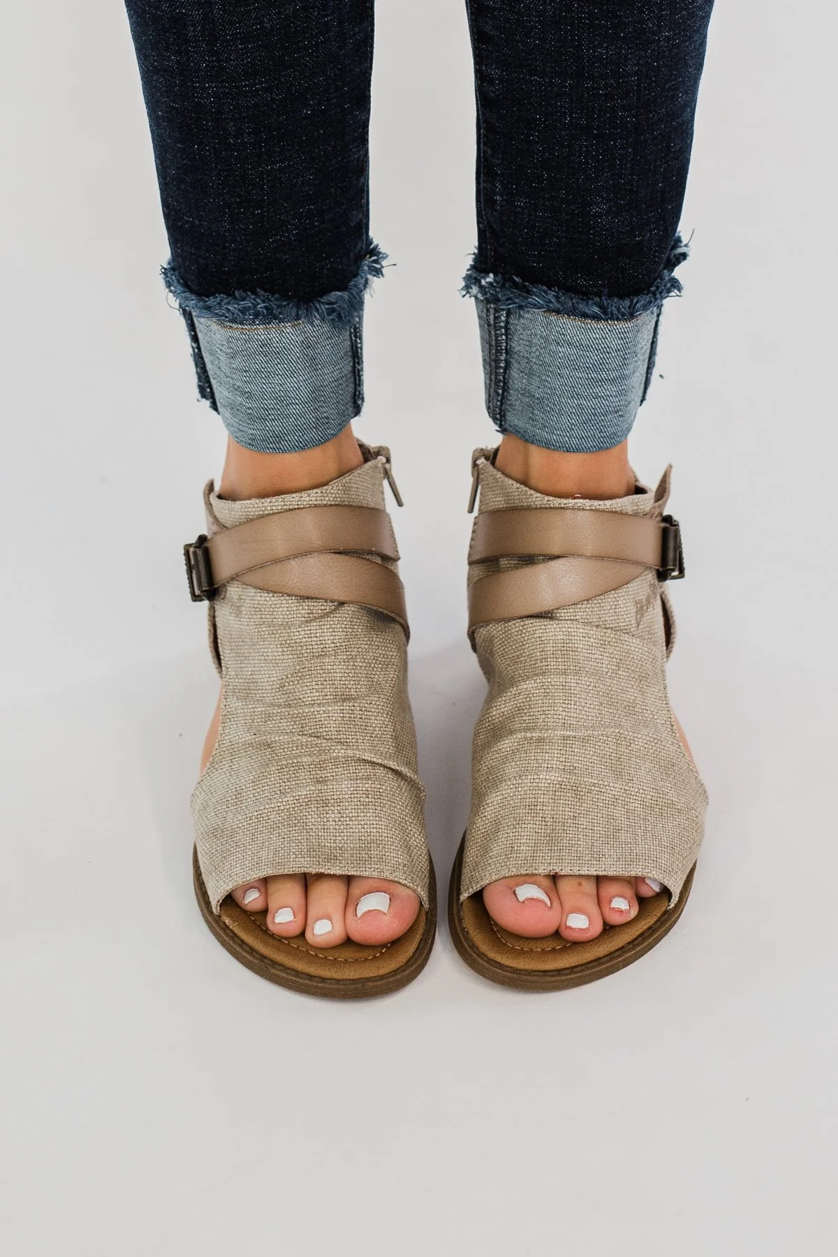 Blowfish Balla Sandals- Taupe - Image 2