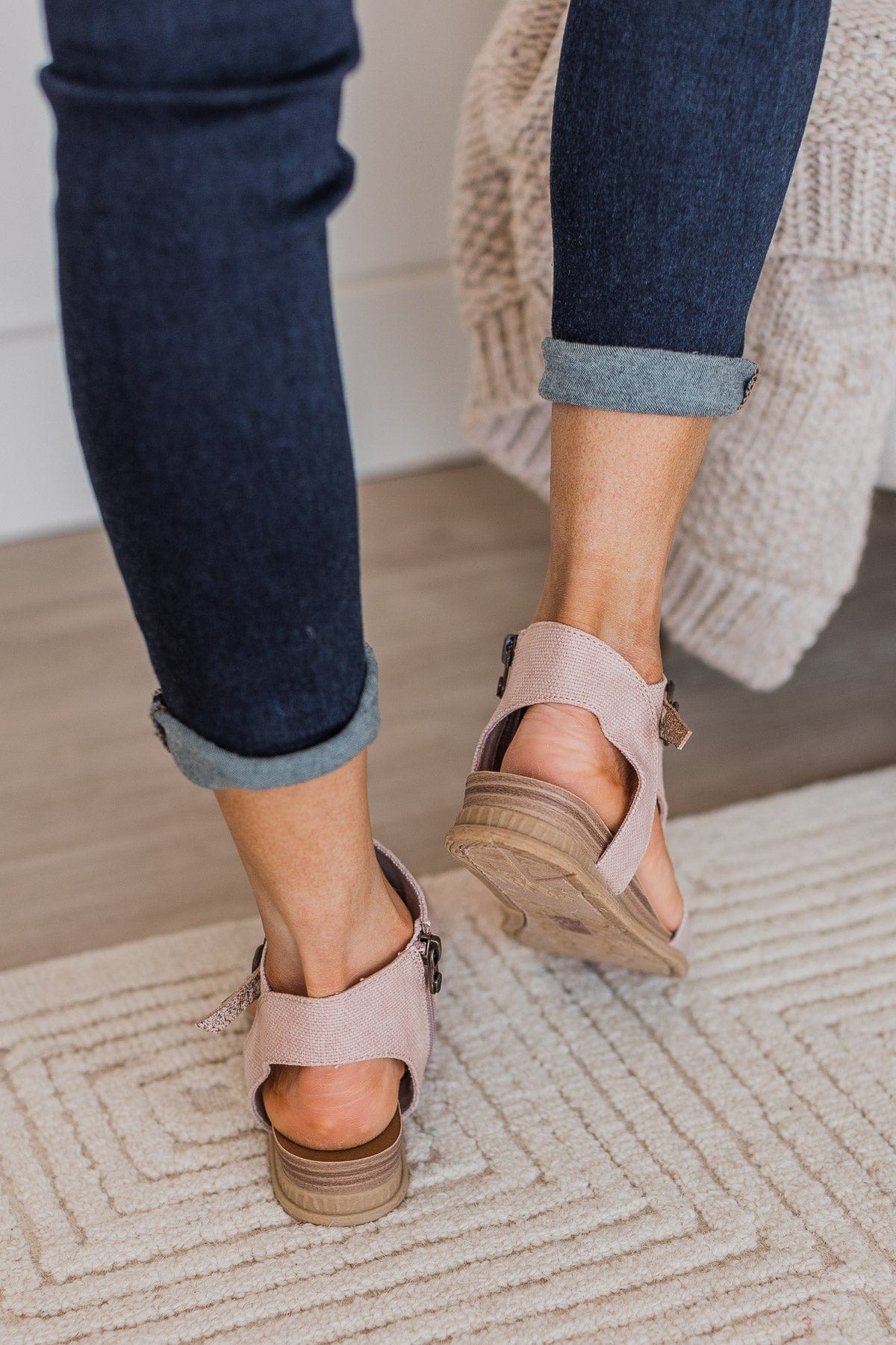 Blowfish Boxie Sandals- Lotus Rancher/Rose Gold - Image 4