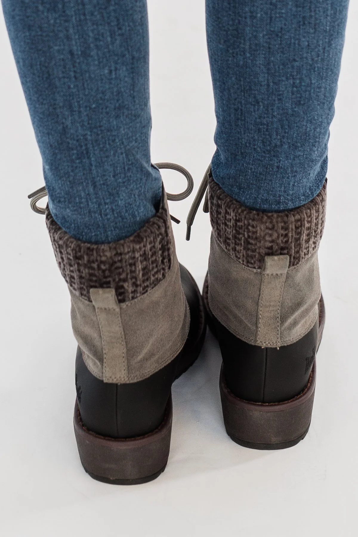Blowfish Cabrillo Lace Up Boots- Black & Smoke - Image 6