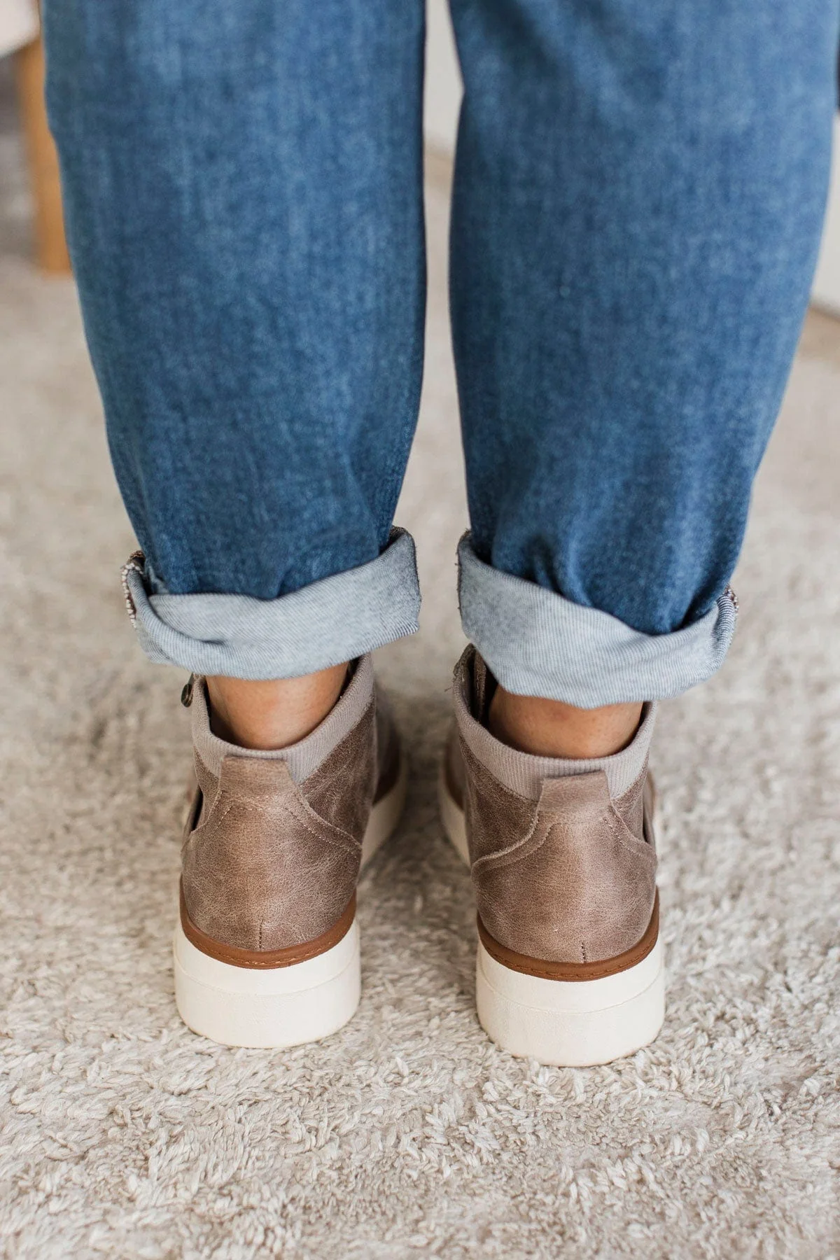 Blowfish Camden Wedge Sneakers- Mushroom - Image 3