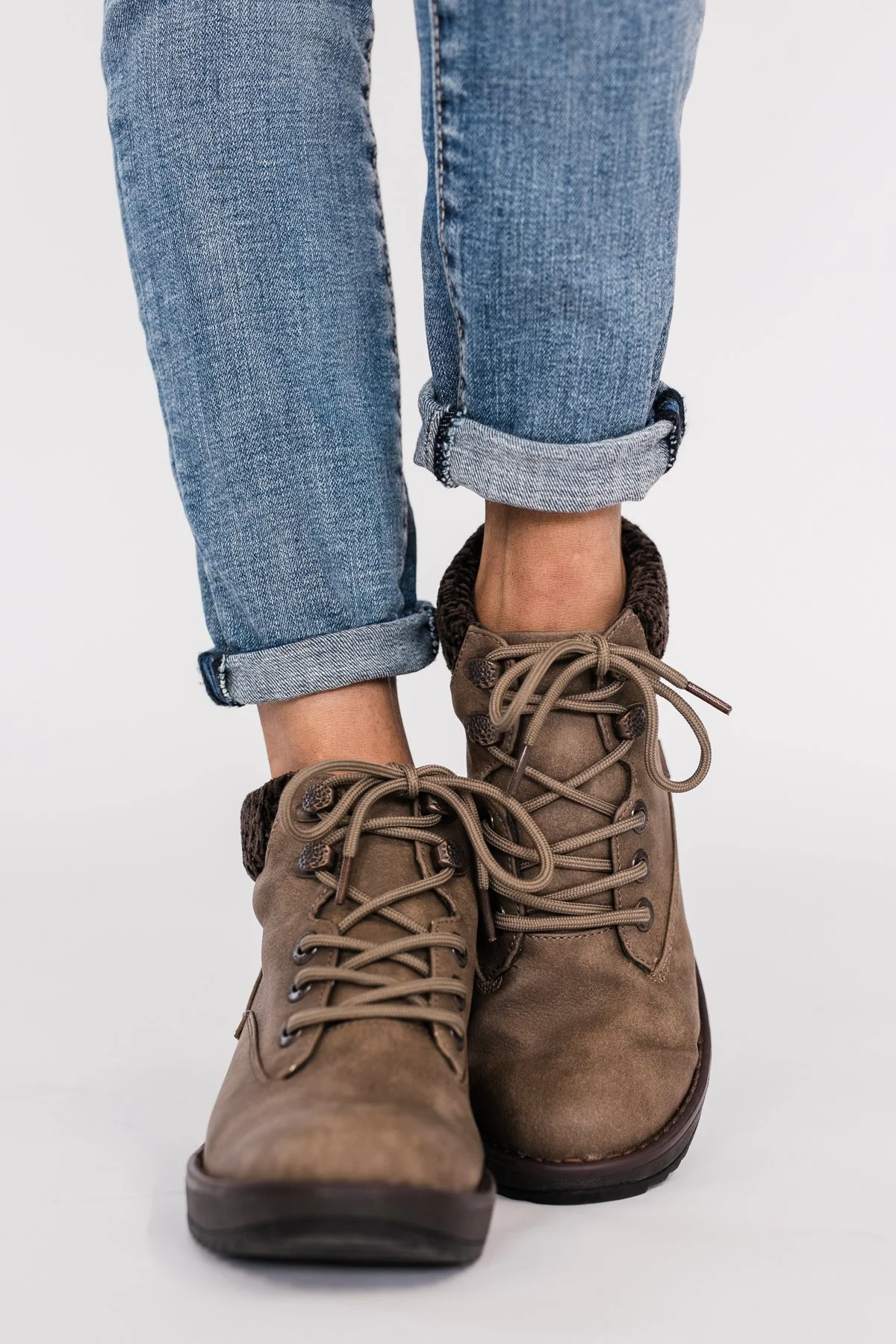 Blowfish Comet Booties- Taupe - Image 5