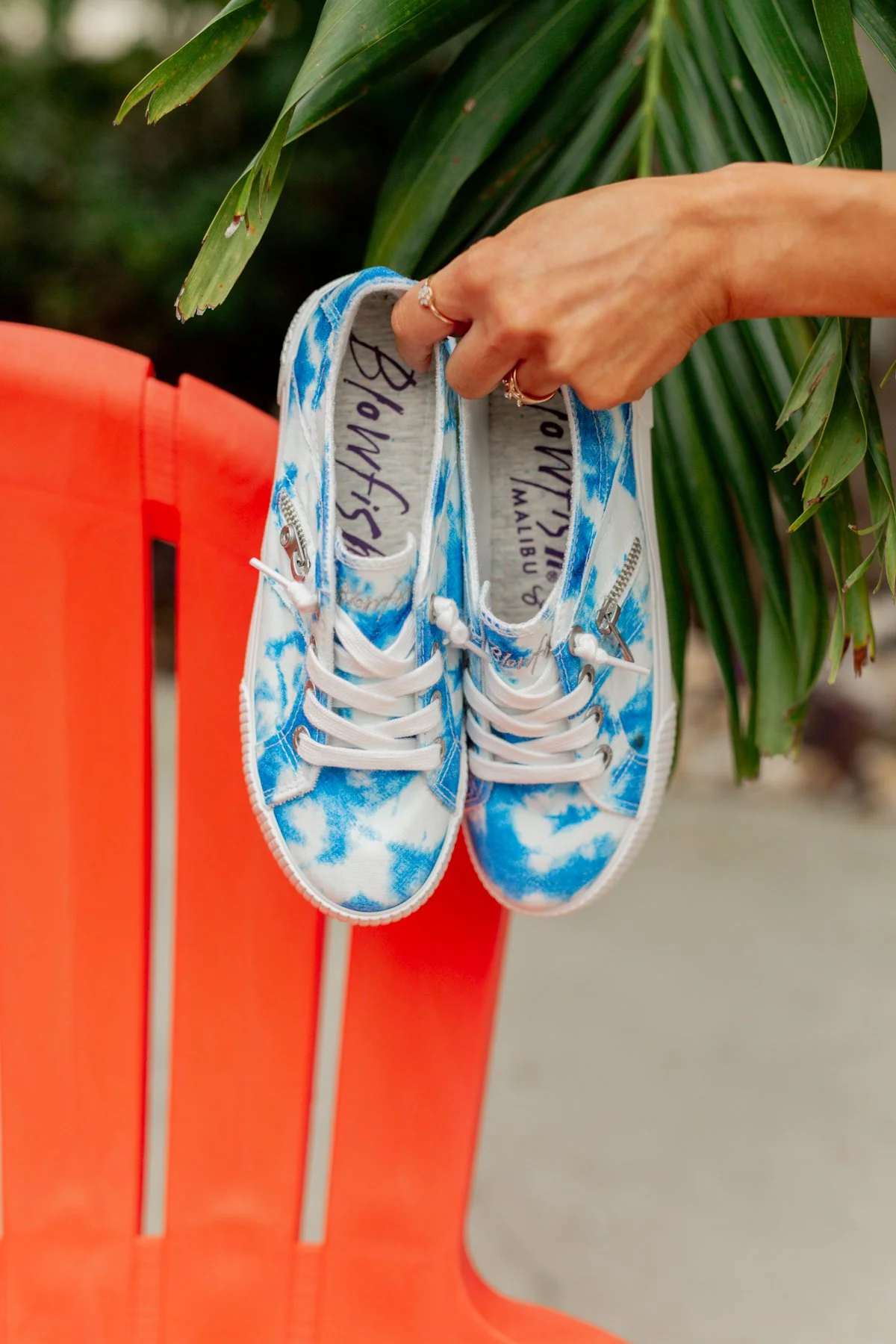 Blowfish Fruit Sneakers- Off White Saltwater Canvas - Image 5